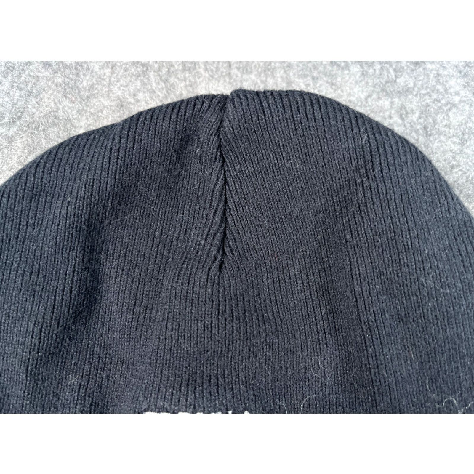 Vintage Sport-Tek Beanie Hat Adult One Size Black Knit Acrylic Size ONE SIZE - 3 Thumbnail