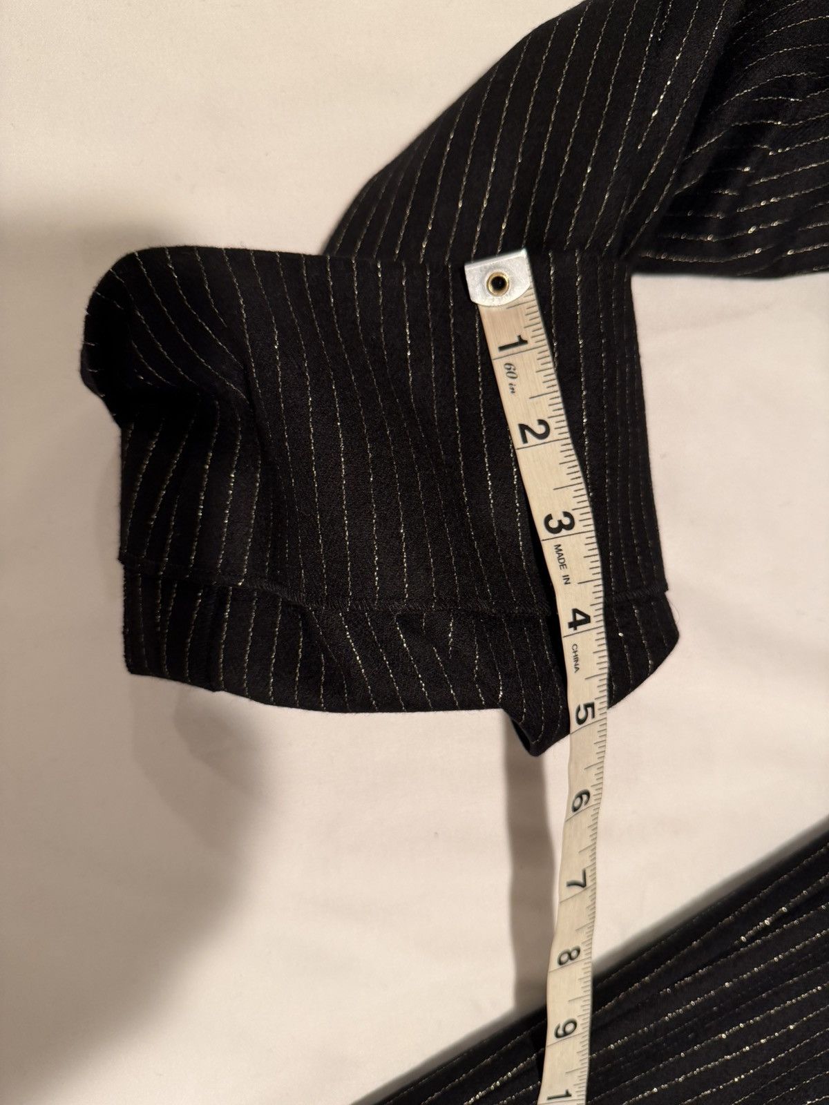 Saint Laurent Paris Saint Laurent mens gold stripes suit. 54/44. $4400 Size 44R - 2 Thumbnail