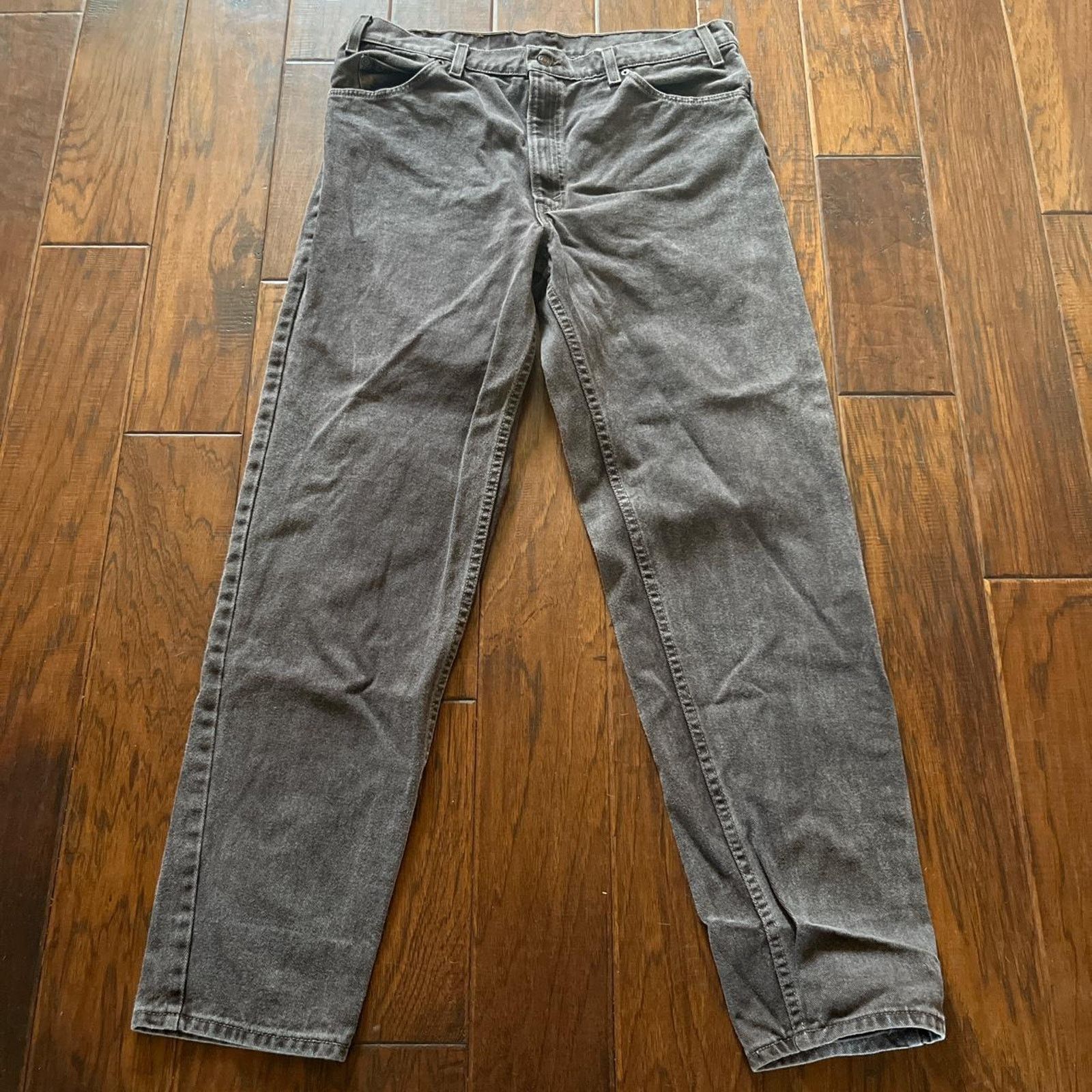 Levi's Chocolate Brown relaxed fit 550 Orange tab levis 36 Size US 36 / EU 52 - 2 Thumbnail