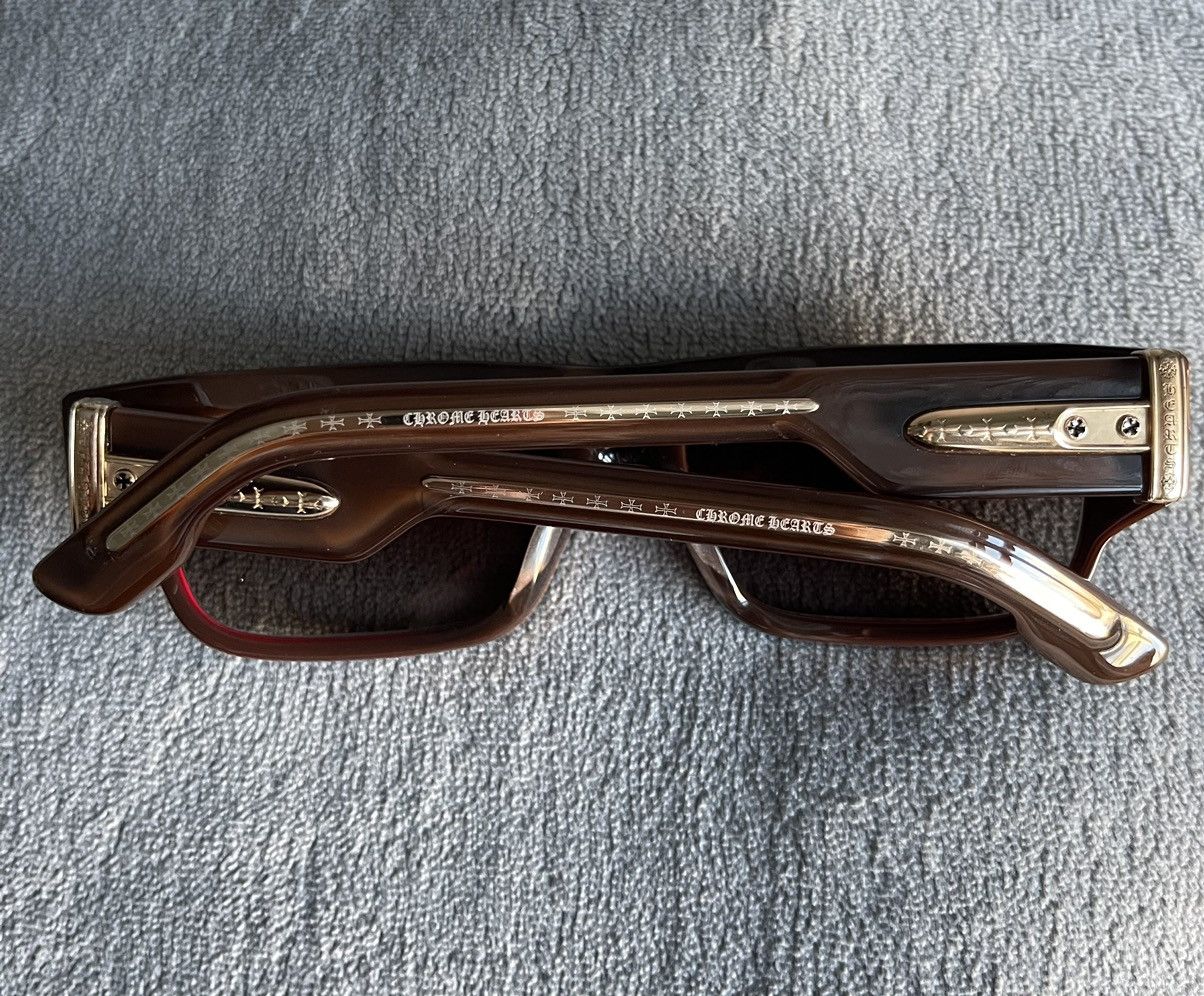 Chrome Hearts Chrome Hearts Sunglasses Brown Size ONE SIZE - 9 Thumbnail