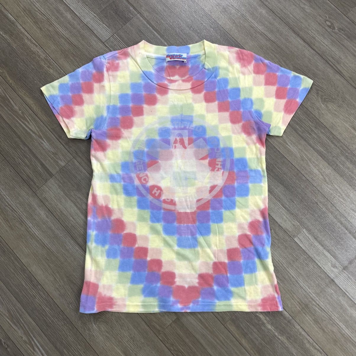 Hysteric Glamour 1990s Hysteric Glamour Certified Emergancy Logo Tie Dye Tee Size US S / EU 44-46 / 1 - 1 Thumbnail