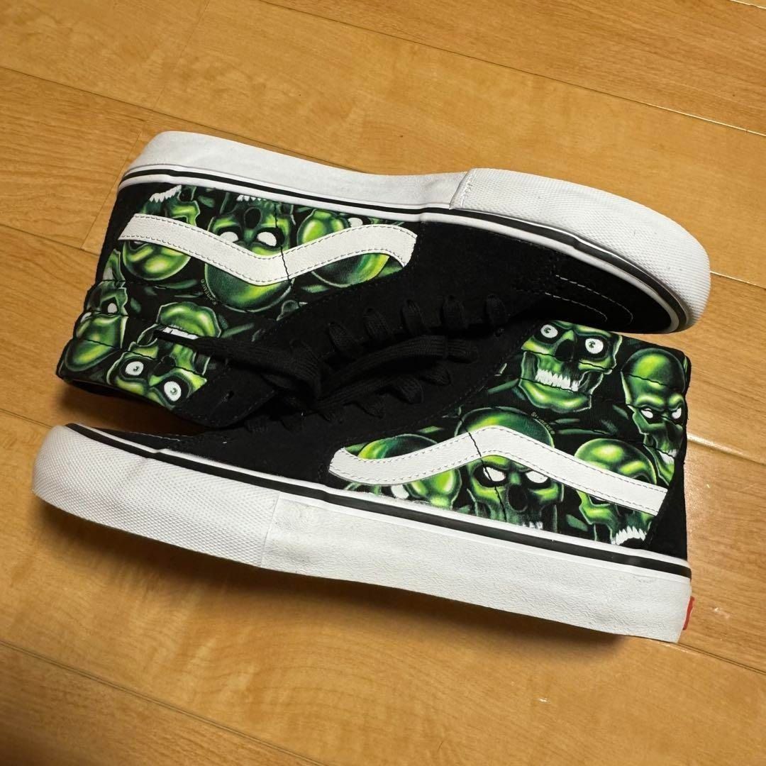 SUPREME × VANS SKULL PILE SK Hi Sneaker Size US