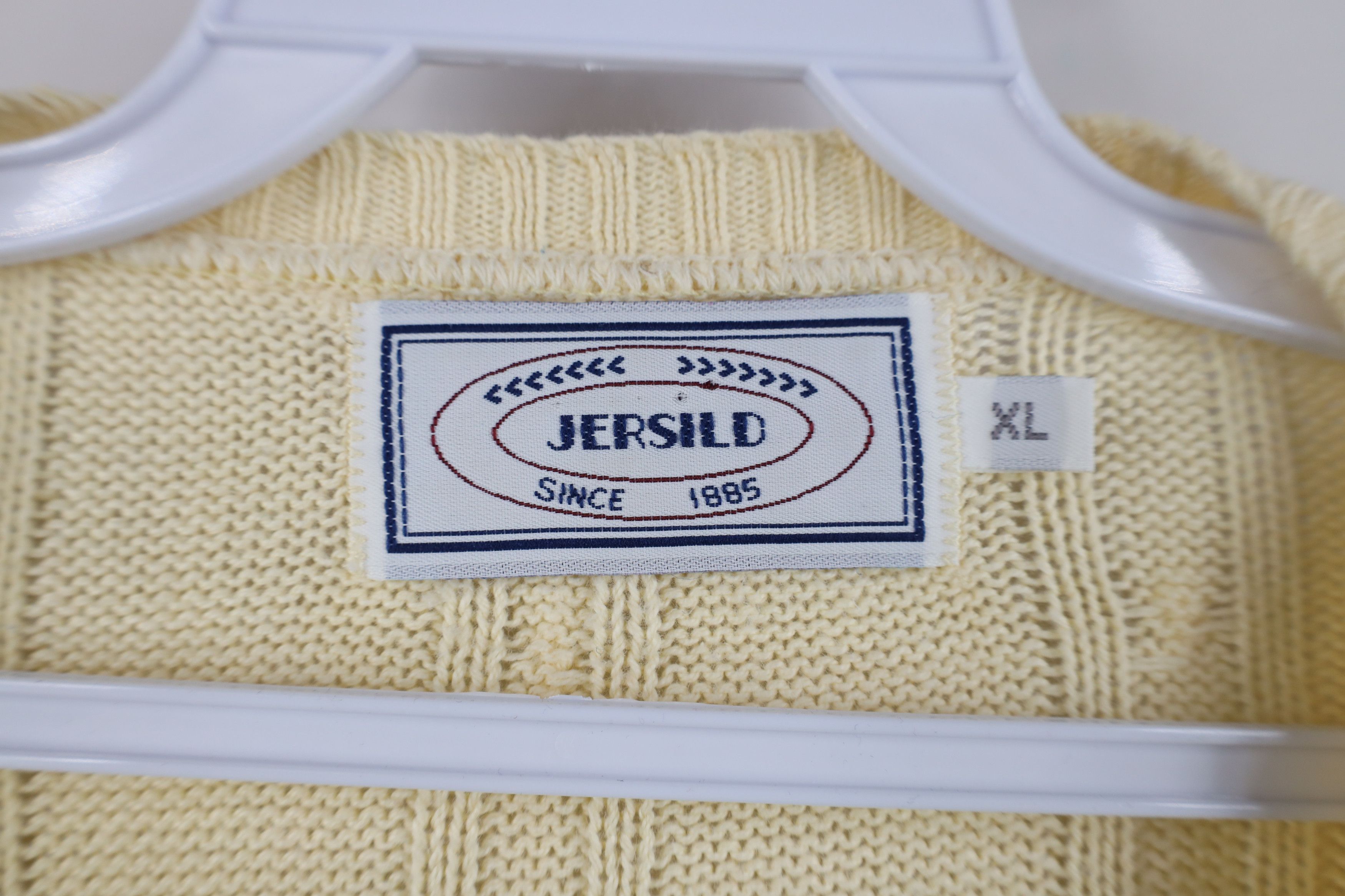 Vintage Vintage 90s Streetwear Cotton Cable Knit Ribbed Sweater USA Size US XL / EU 56 / 4 - 4 Thumbnail
