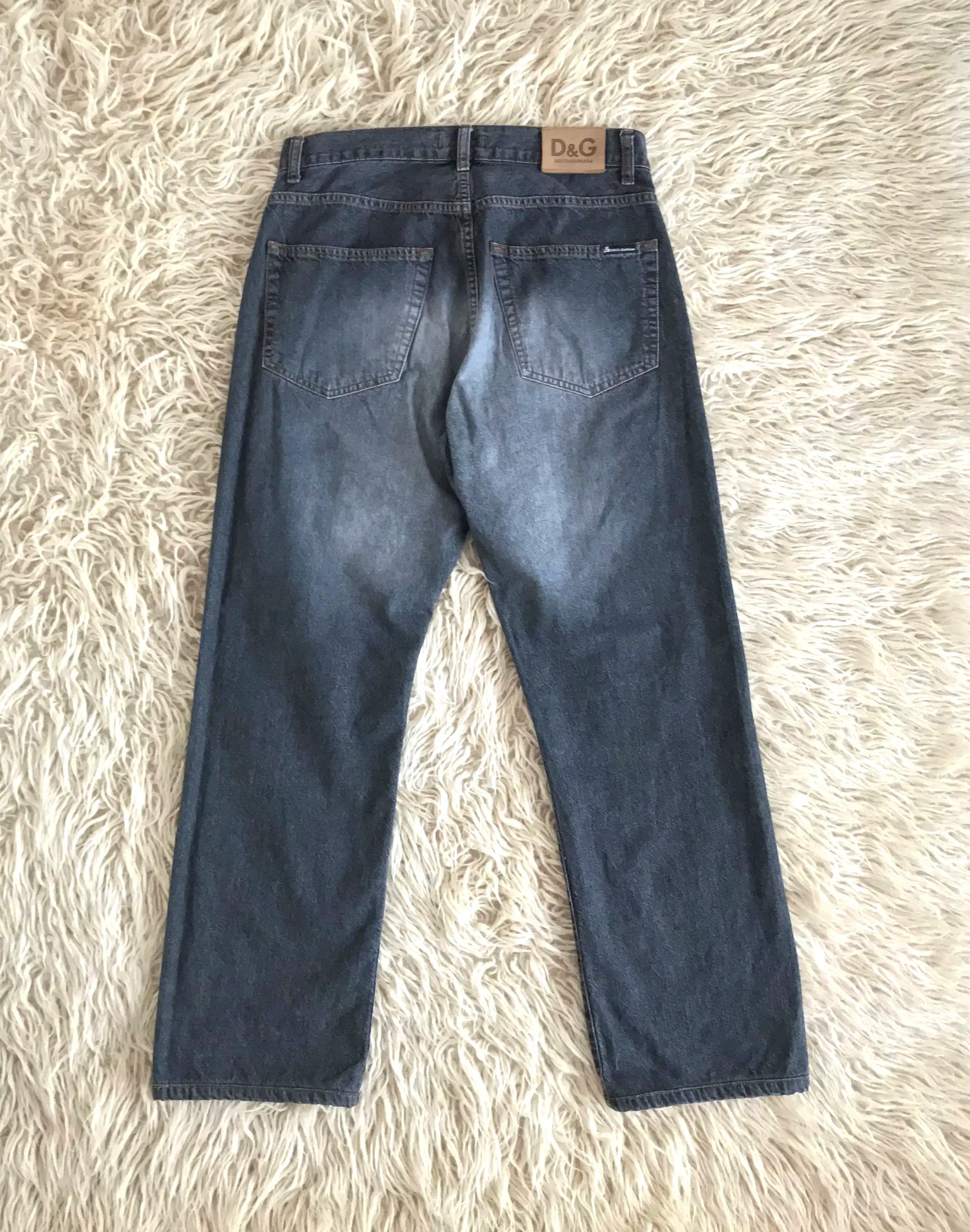 DOLCE & GABBANA Jeans Pants Denim Straight Vintage 90sY2K