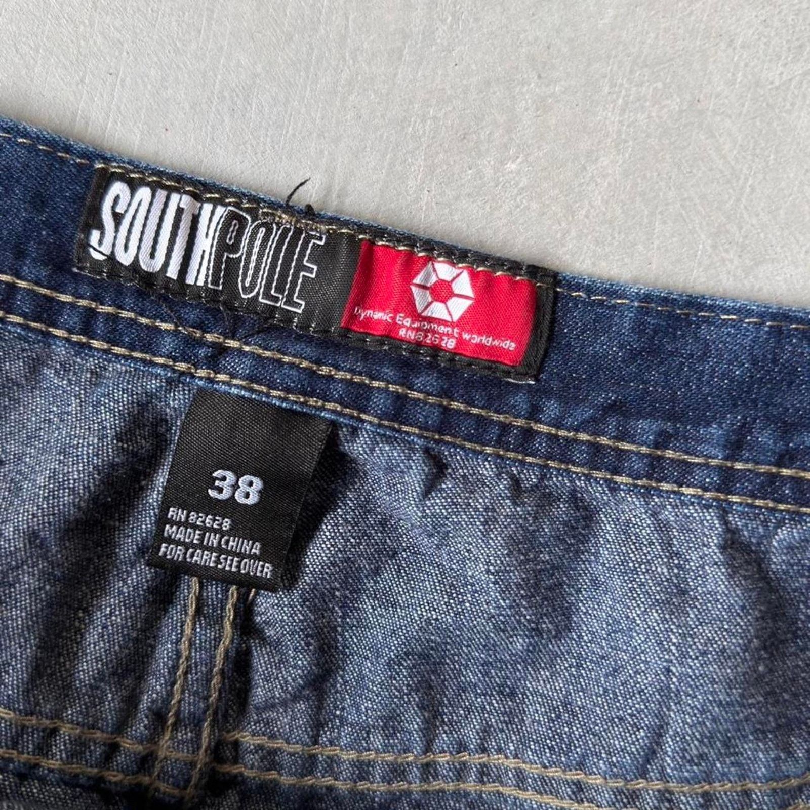 Southpole Vintage Southpole Baggy Wide Leg Jeans Skater Grunge Y2K Size US 36 / EU 52 - 4 Thumbnail