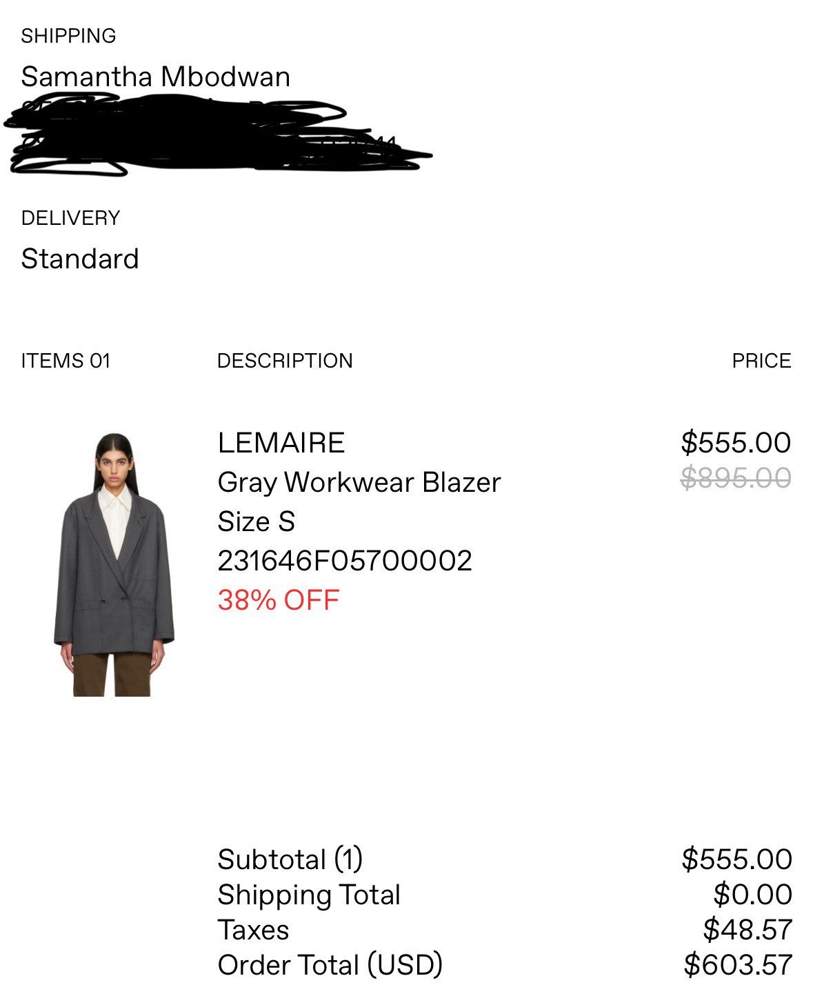 Lemaire Lemaire Workwear Blazer Jacket Size US S / EU 44-46 / 1 - 5 Thumbnail