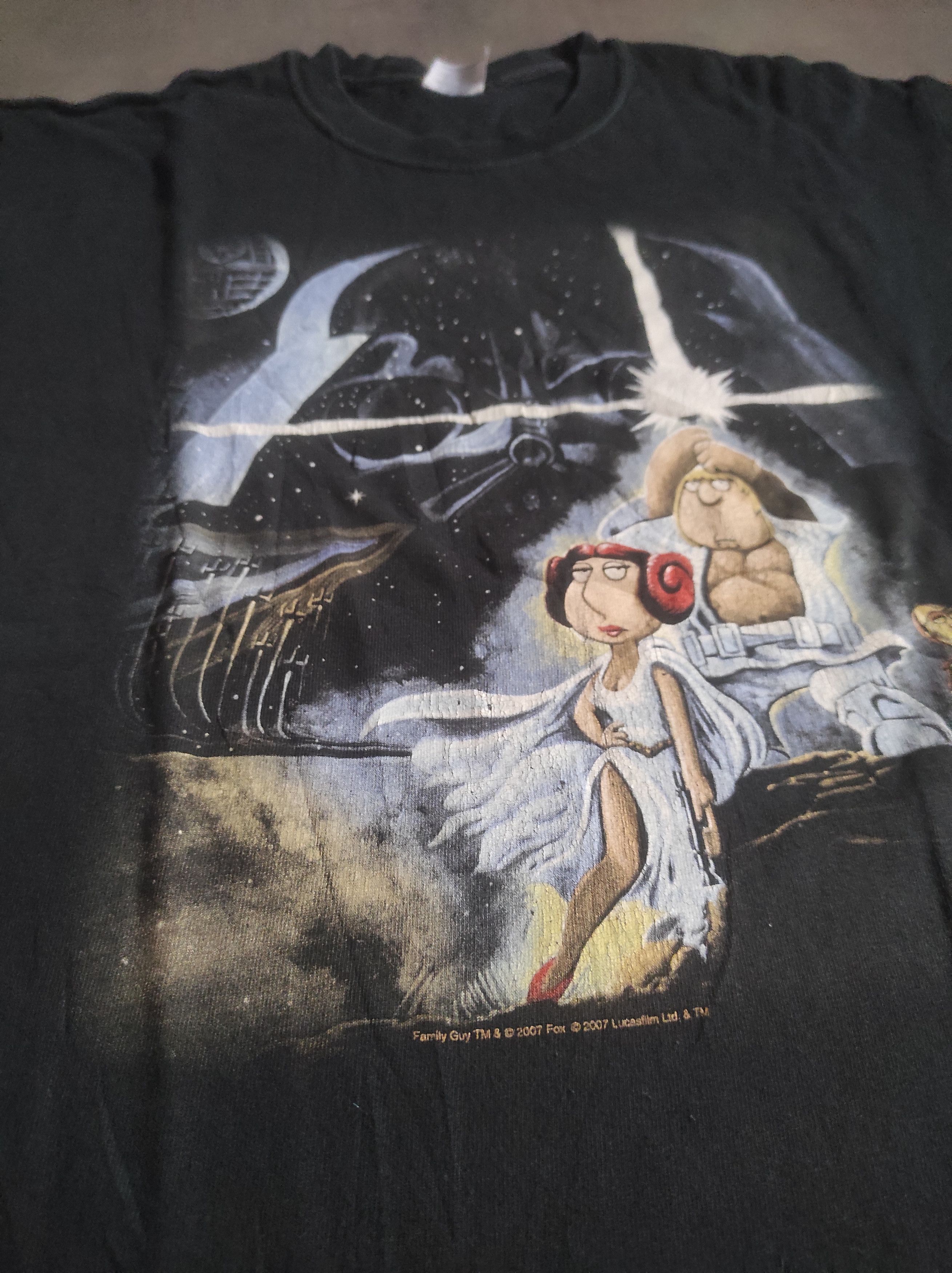 Jerzees Star Wars × Vintage 2007 Family Guy t-shirt Size US L / EU 52-54 / 3 - 3 Thumbnail