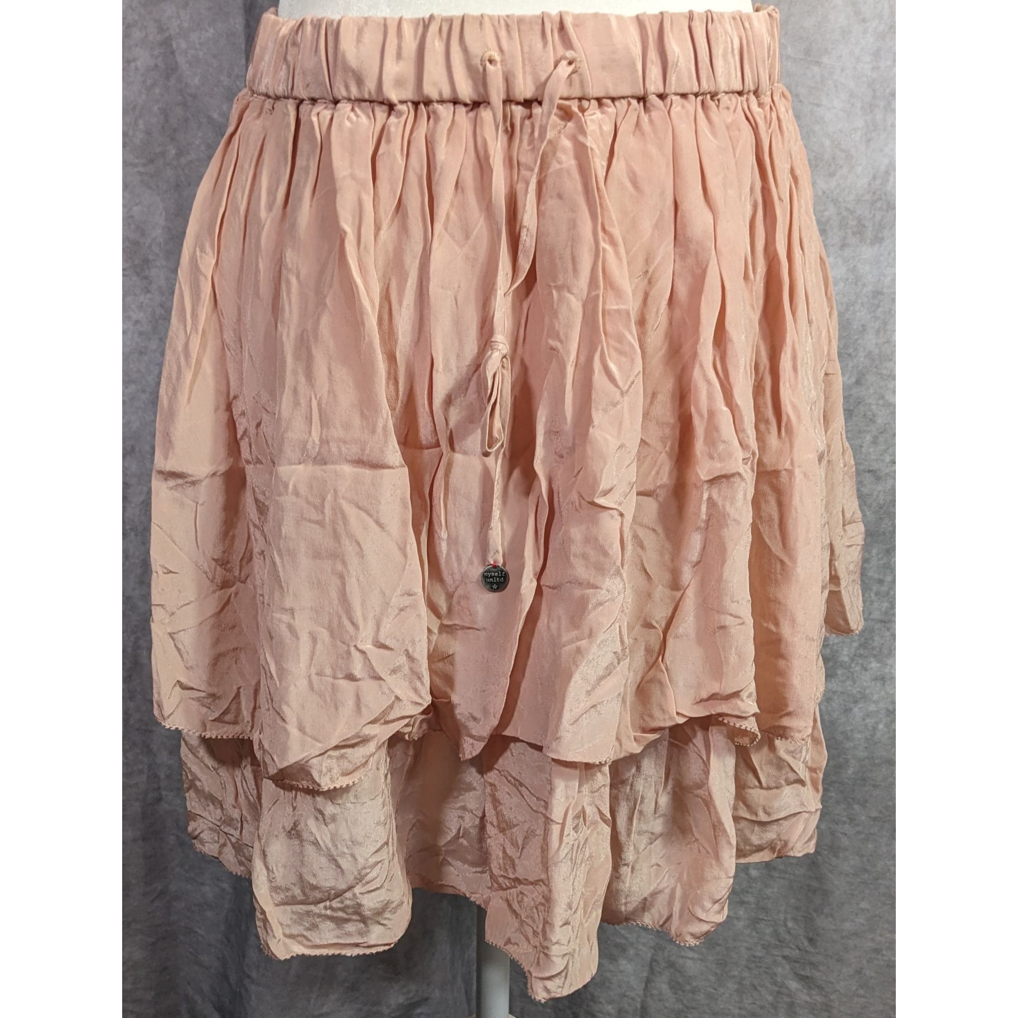 Odd Molly Odd Molly Pink Tiered Skirt 100% Viscose Elastic Waist Size Size 28" / US 6 / IT 42 - 9 Thumbnail