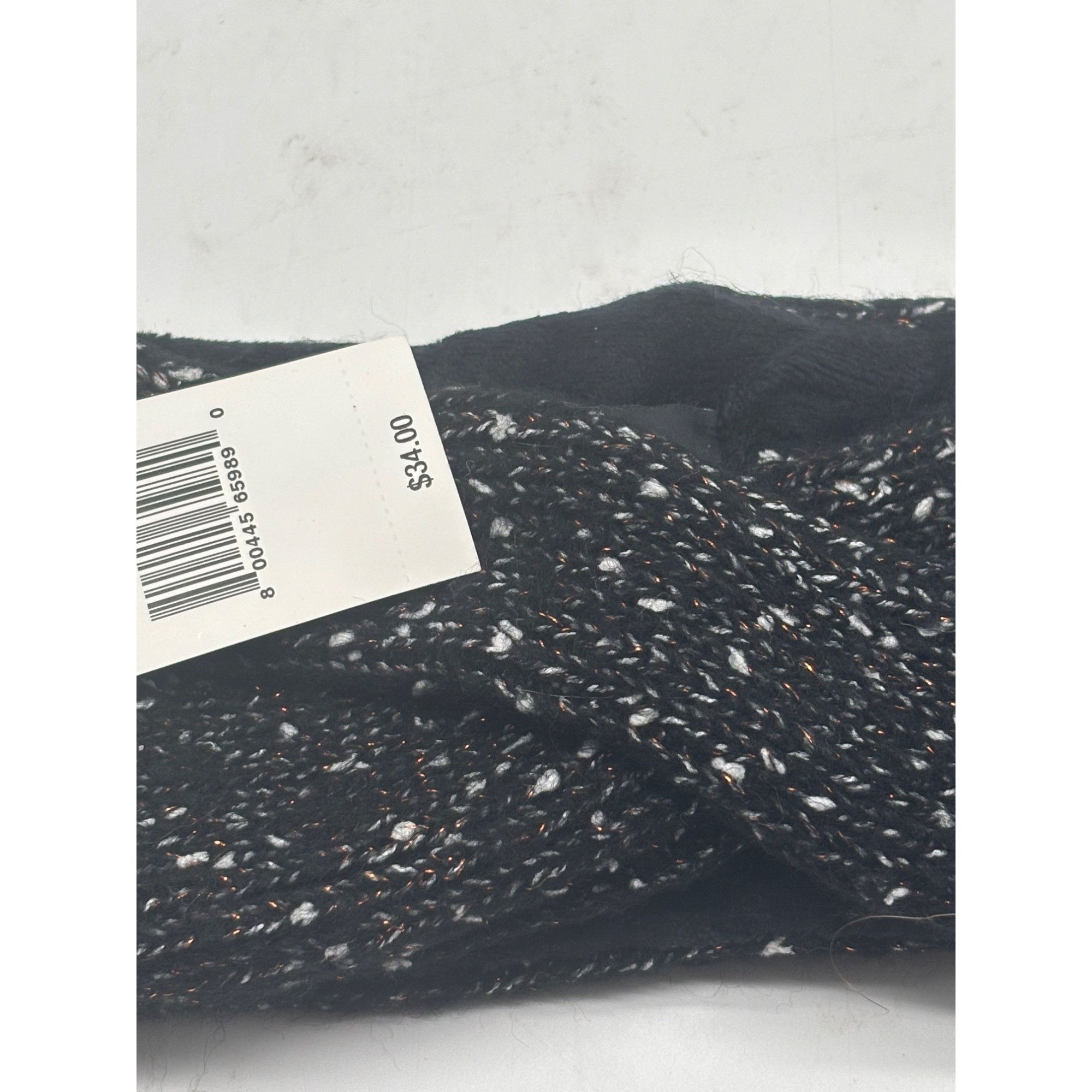 DKNY DKNY Fleece-Lined Headband, Black, OS Size ONE SIZE - 3 Thumbnail