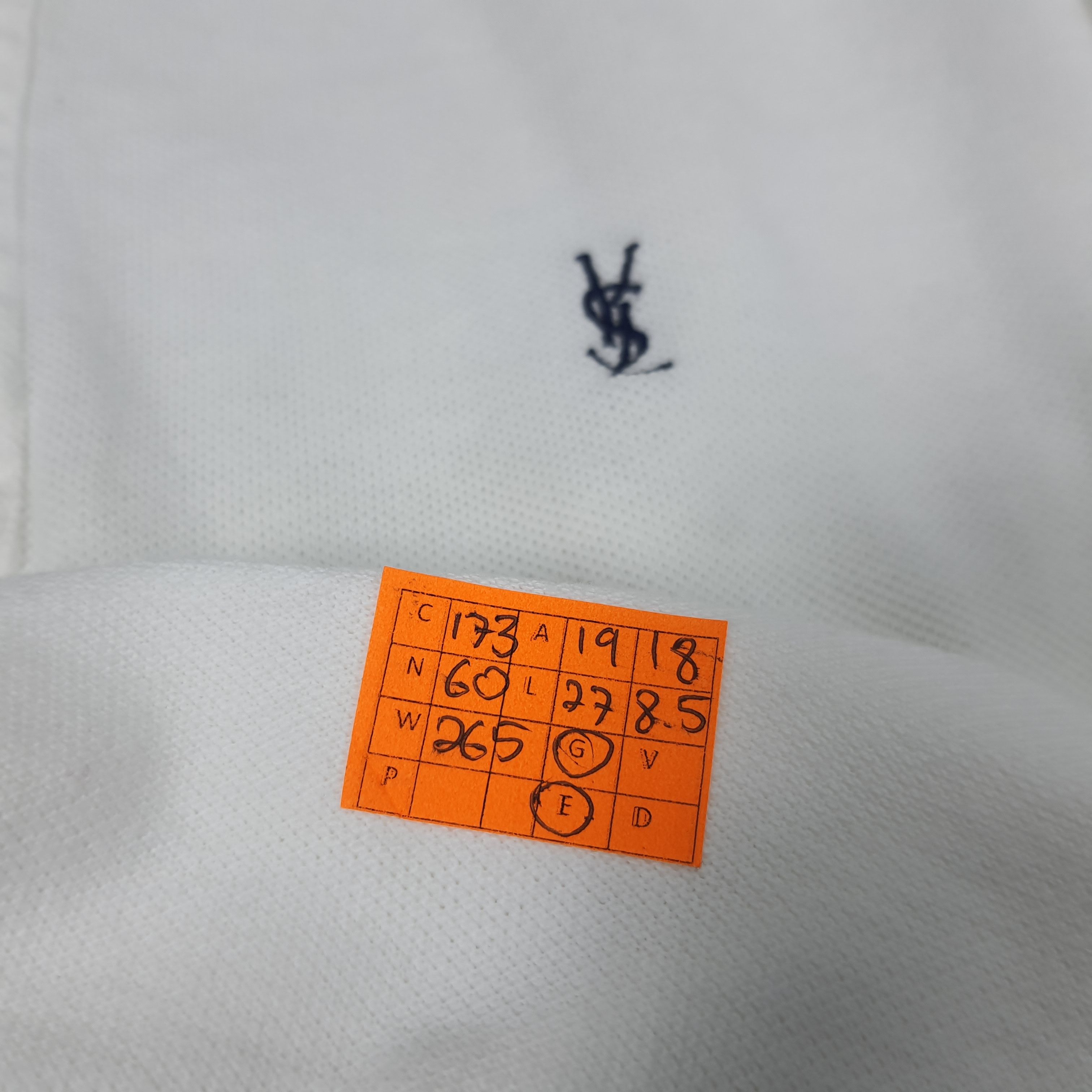 Vintage × Yves Saint Laurent Vintage Yves Saint Laurent YSL Designer Polo Shirt Size US M / EU 48-50 / 2 - 9 Thumbnail