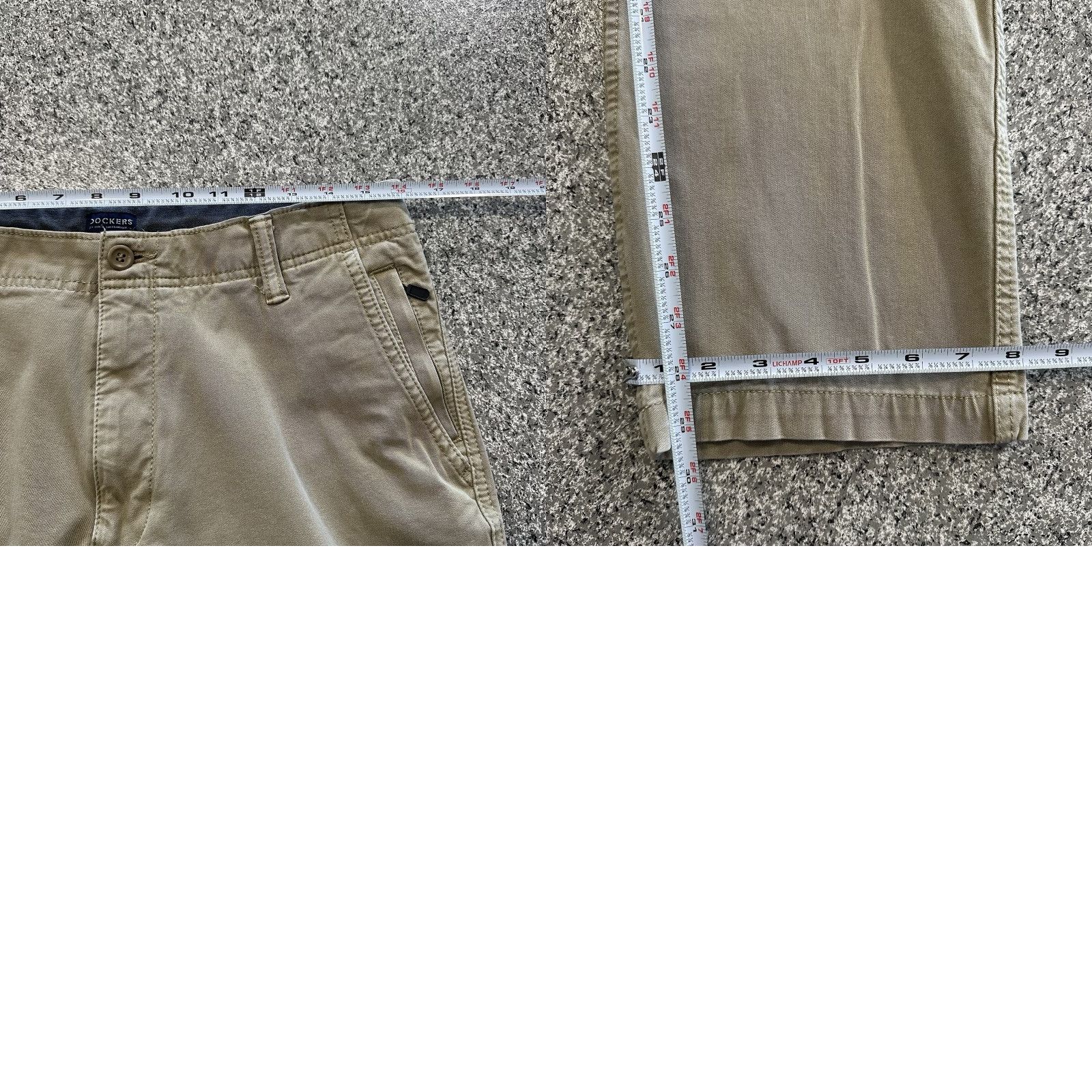 Dockers DOCKERS Pants Mens 33x30 Straight Fit Cotton Chino Stretch Khaki Beige Shirt? Size US 33 - 8 Thumbnail