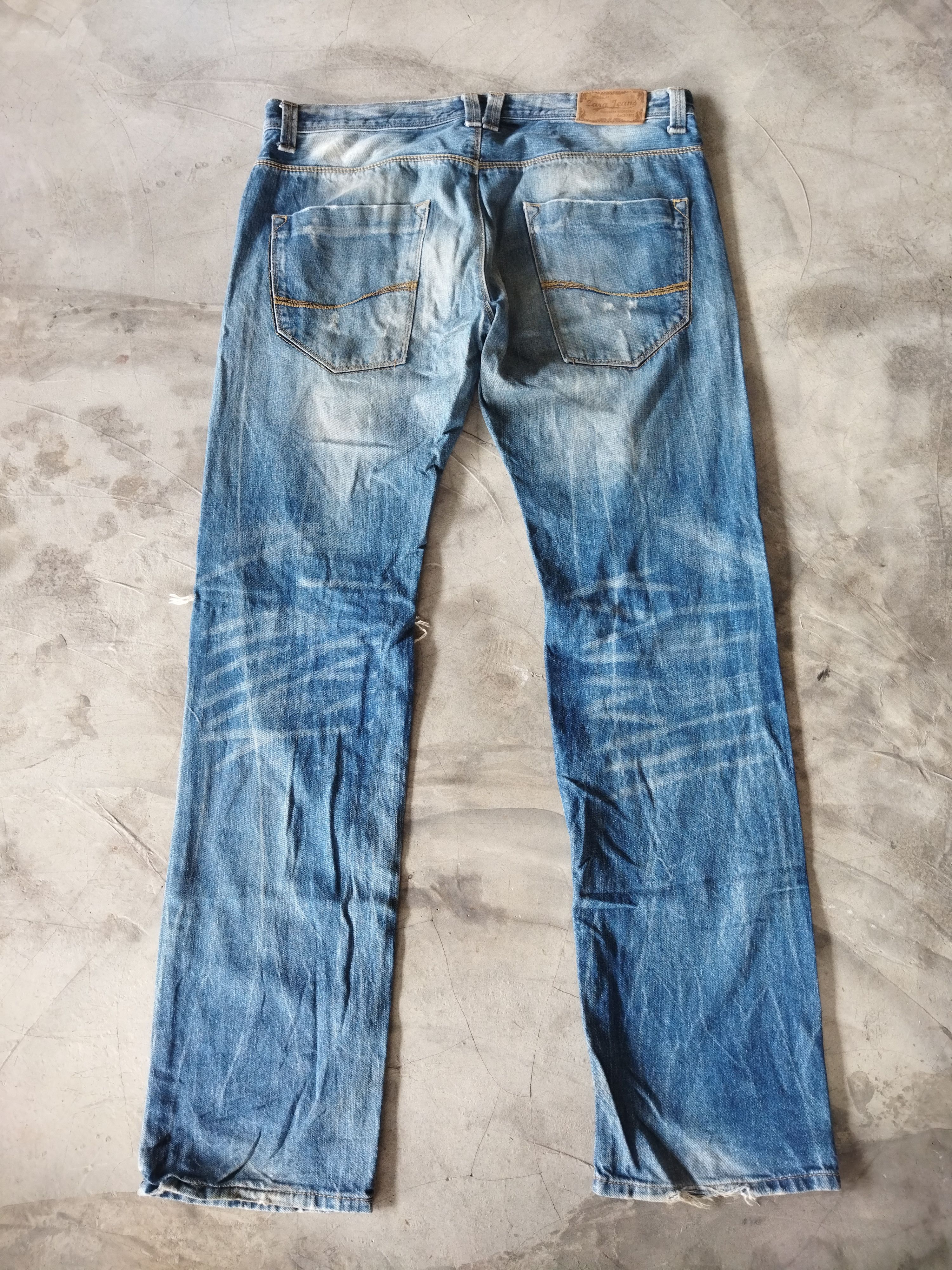 Vintage × Zara VINTAGE ZARA JEANS DISTRESSED FADED BLUE JEANS PANTS Size US 36 / EU 52 - 7 Thumbnail
