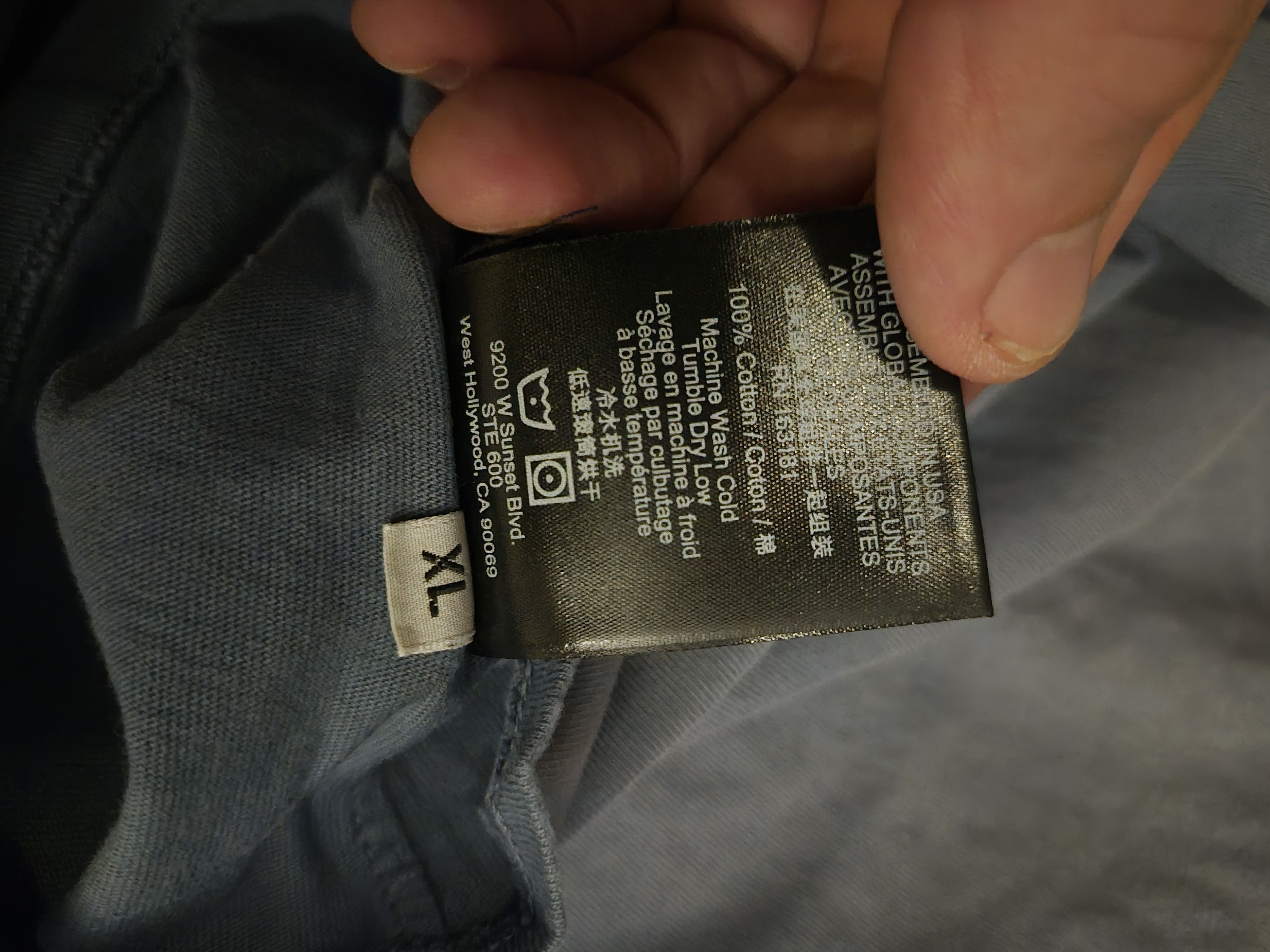 Rhude Rhude Sundry Steele Reverse Tee Size XL Size US XL / EU 56 / 4 - 8 Thumbnail