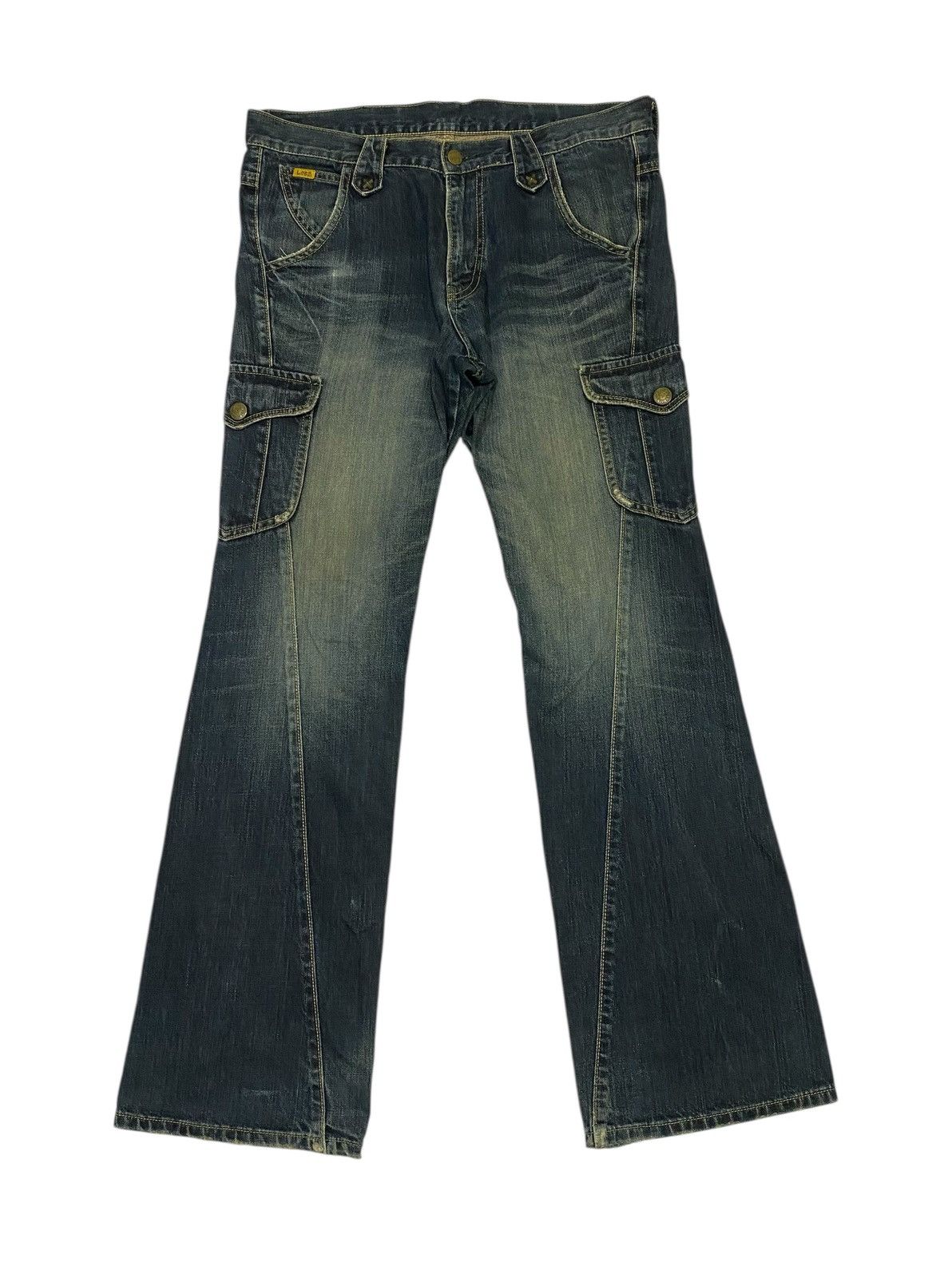 Lee Vintage Lee flare spinal twist jeans Size US 35 - 1 Thumbnail