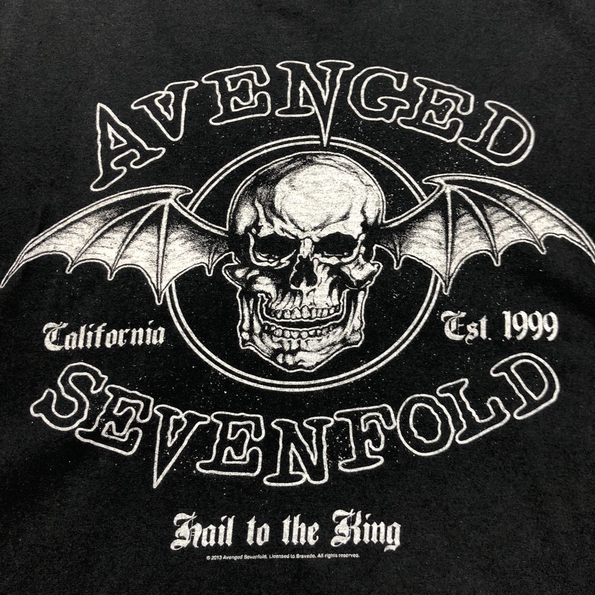 Band Tees vintage Avenged Sevenfold Big Logo Metal 90s T-shirt Tee Size US XL / EU 56 / 4 - 3 Thumbnail