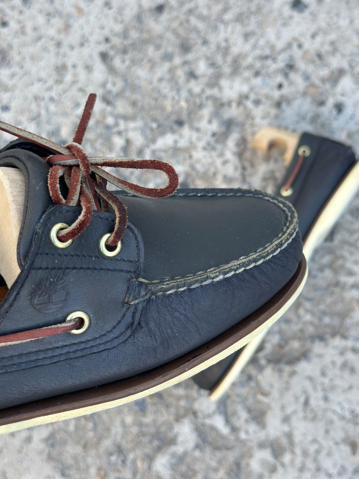 Timberland Luxury Man’s Timberland Leather Shoes Size 43.5 Size US 9.5 / EU 42-43 - 7 Thumbnail