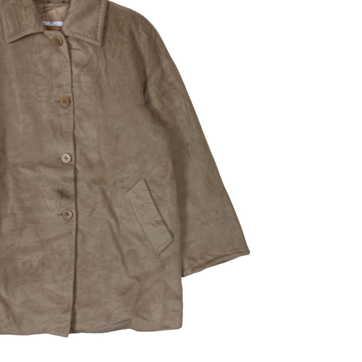 Max Mara Max Mara Womenswear Flat Button Medium Long Coat Wool Jacket Size S / US 4 / IT 40 - 4 Thumbnail