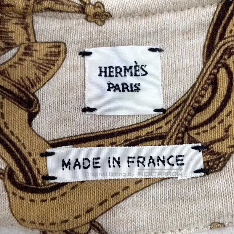 Hermes Hermes Yellow chain intarsia cotton long sleeve knitted pu Size XXS / US 00 / IT 34 - 5 Thumbnail