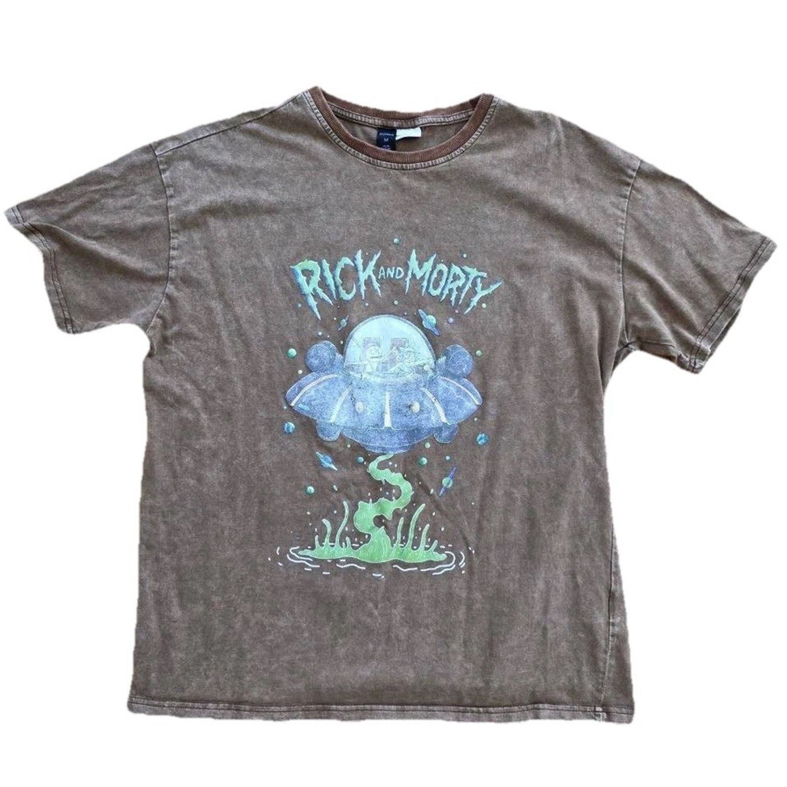 Murano Rick And Morty 100% Cotton Top Medium Brown A001253 Size US M / EU 48-50 / 2 - 1 Thumbnail