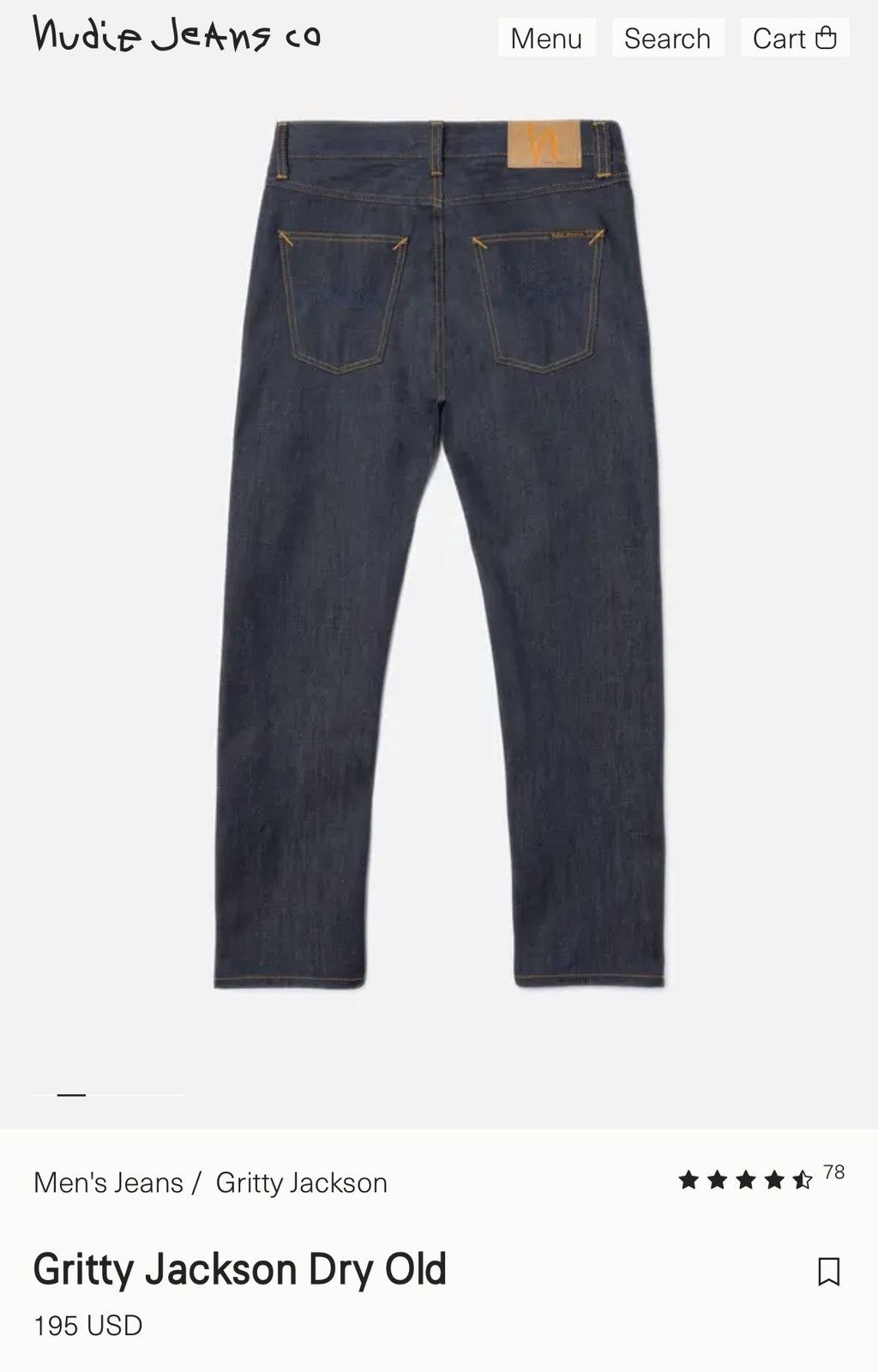 Nudie Jeans Nudie Jeans - Gritty Jackson Dry Old Size US 28 / EU 44 - 8 Thumbnail