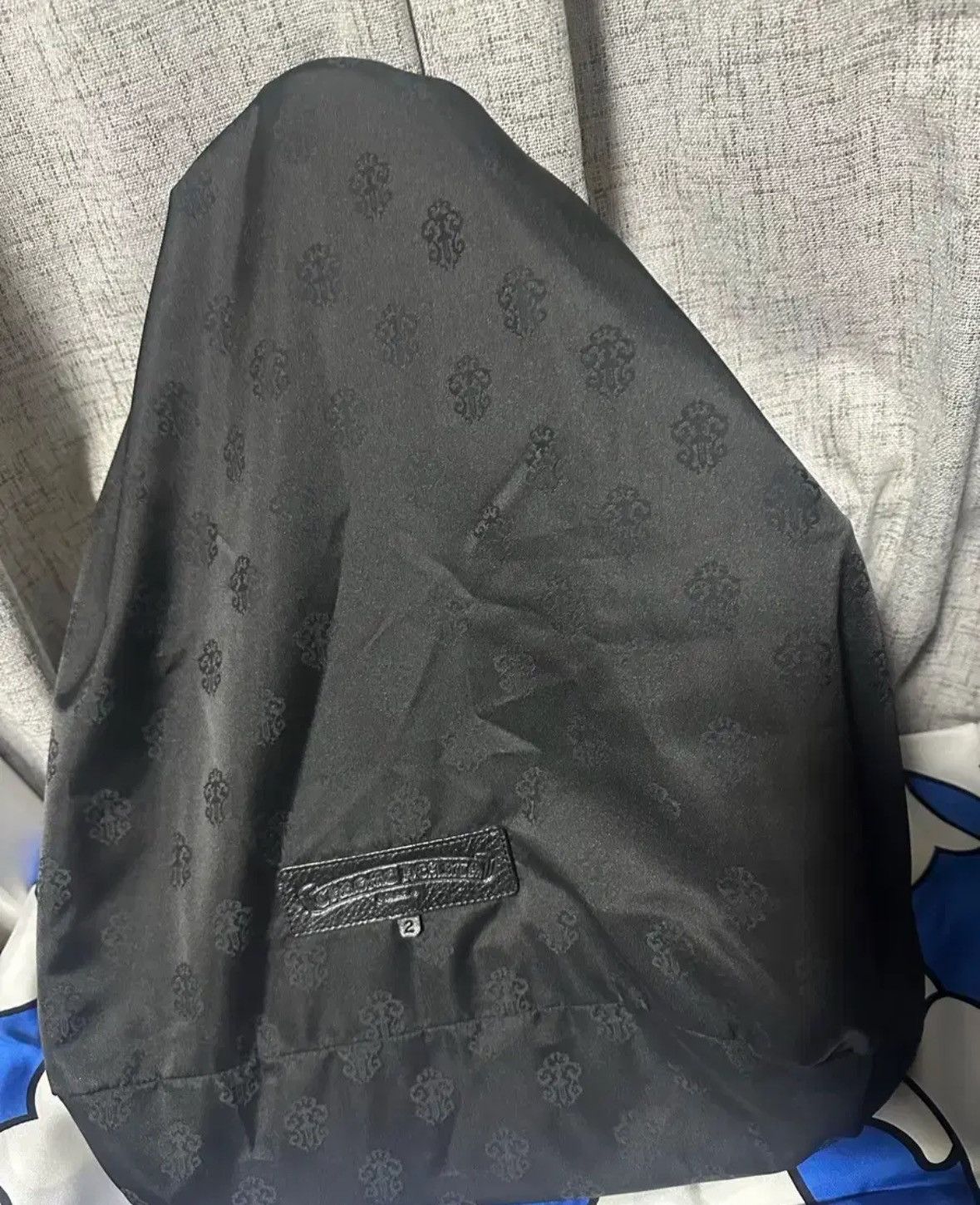 Chrome Hearts Cemetery Cross Patch Leather Tote Bag Size ONE SIZE - 11 Thumbnail