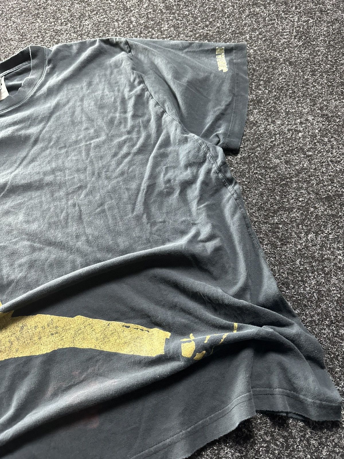 Jordan Brand × Nike × Vintage 🚨 Vintage Nike Air Jordan T-Shirt big logo AJ rar distressed Size US L / EU 52-54 / 3 - 3 Thumbnail