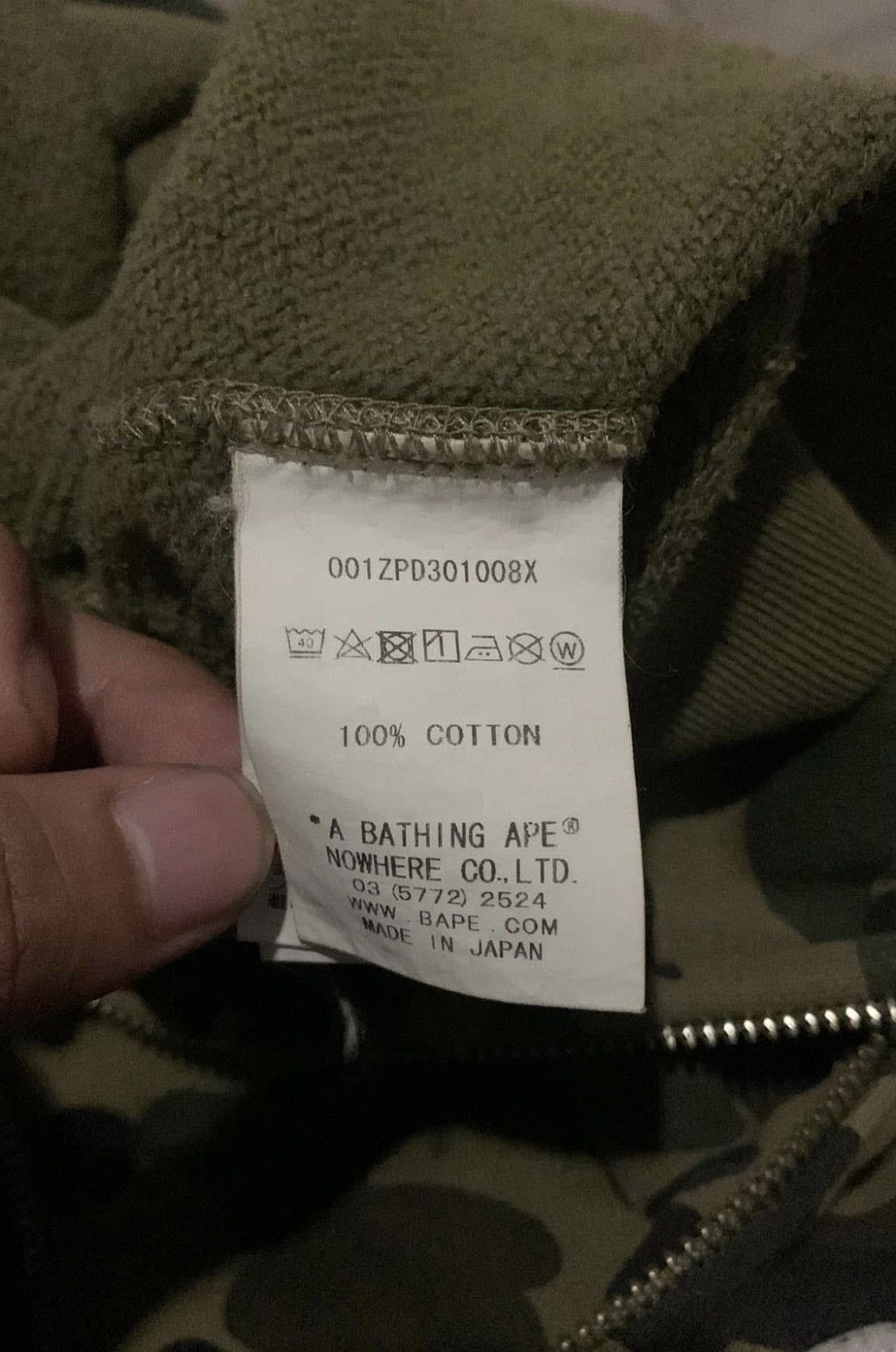 Bape Bape ponr camo Size US L / EU 52-54 / 3 - 5 Thumbnail