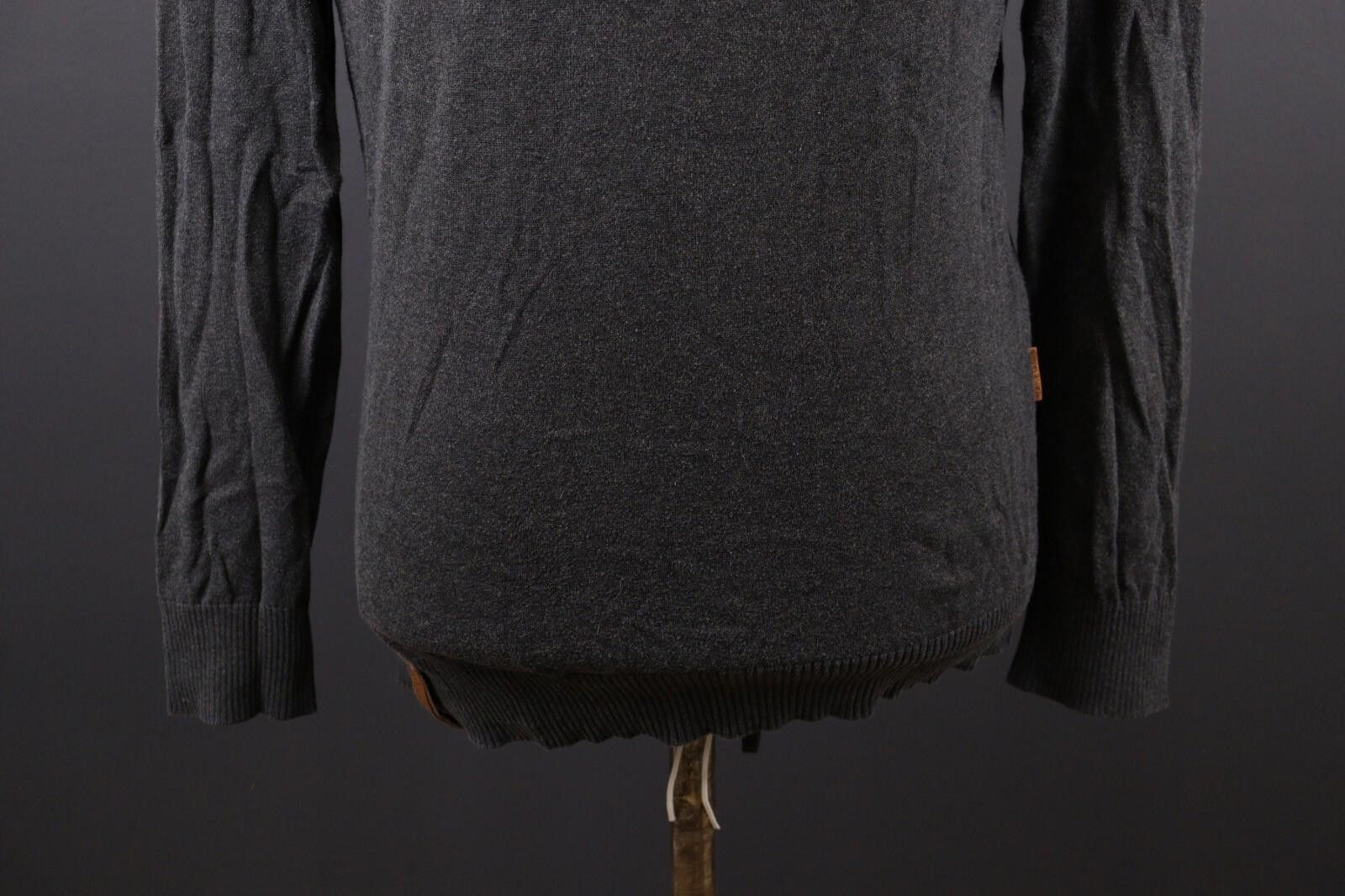 Naketano Naketano World Gray Cotton Knit Long Sleeve Sweater Size L Size US L / EU 52-54 / 3 - 3 Thumbnail