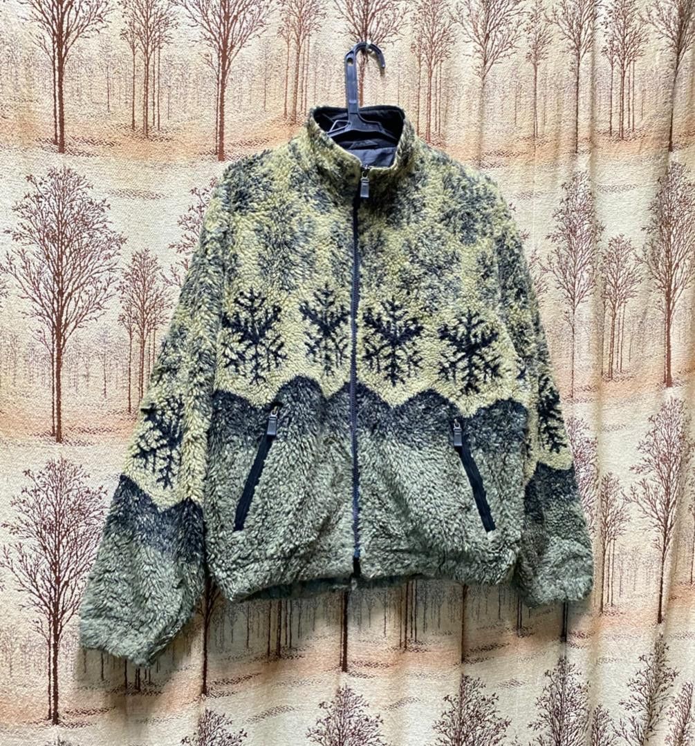 Japanese Brand Rare Design Katahdin Sherpa Fleece Jacket Size US L / EU 52-54 / 3 - 1 Thumbnail