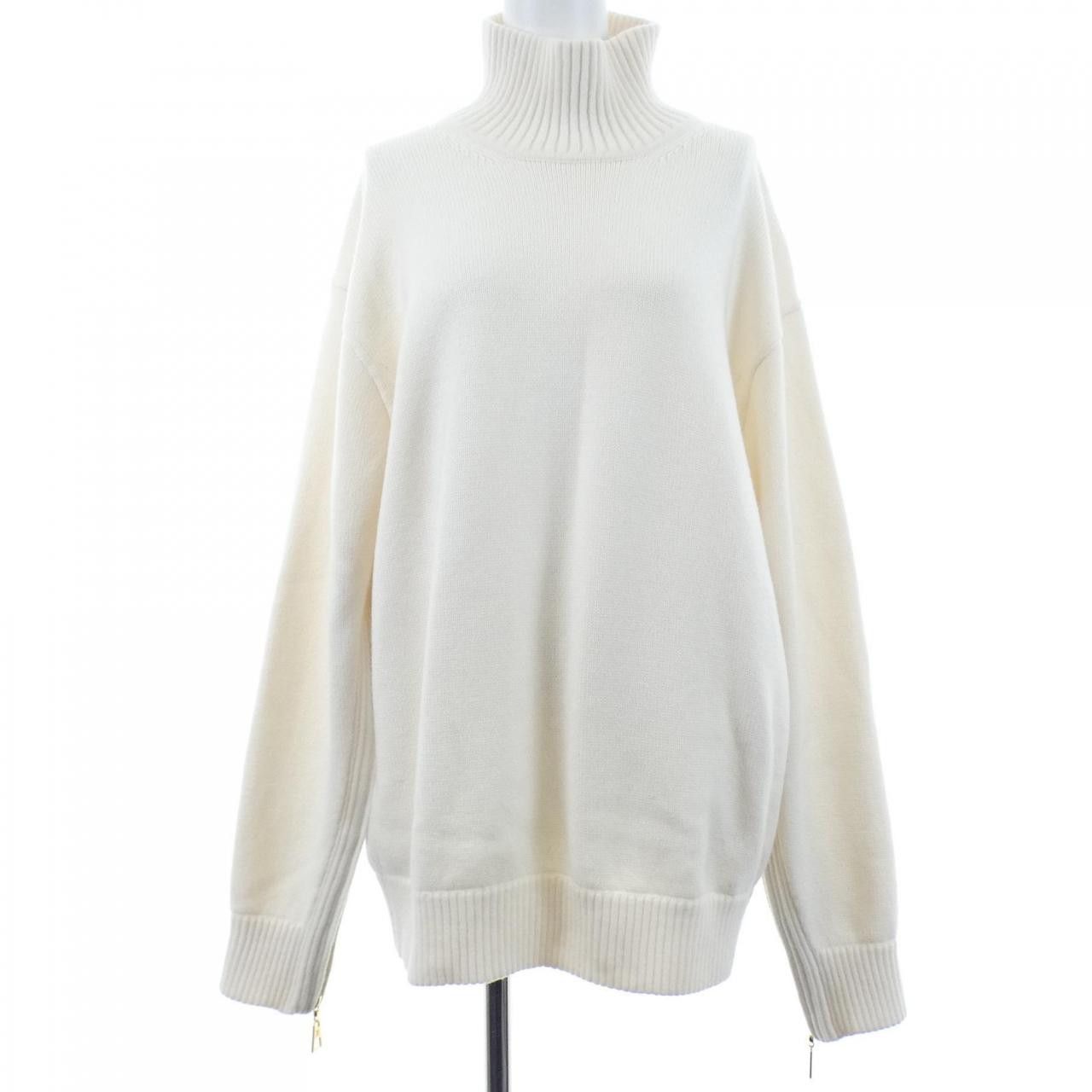 Louis Vuitton Louis Vuitton Louis Vuitton Open Sleeve Cashmere Pullover Cashmere Knitwear Textile Tops FNKL24PU7 DUTY FREE for USA Size ONE SIZE - 1 Thumbnail