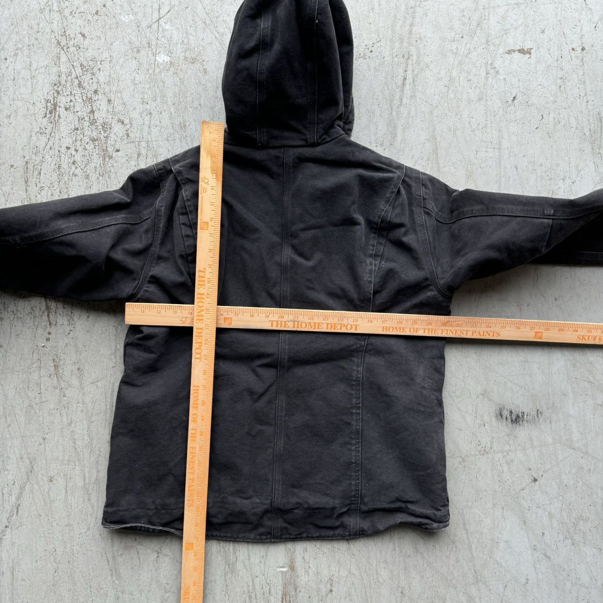 Carhartt × Vintage Crazy Vintage FADED Carhartt Black Faded Hooded Jacket Size US S / EU 44-46 / 1 - 5 Thumbnail