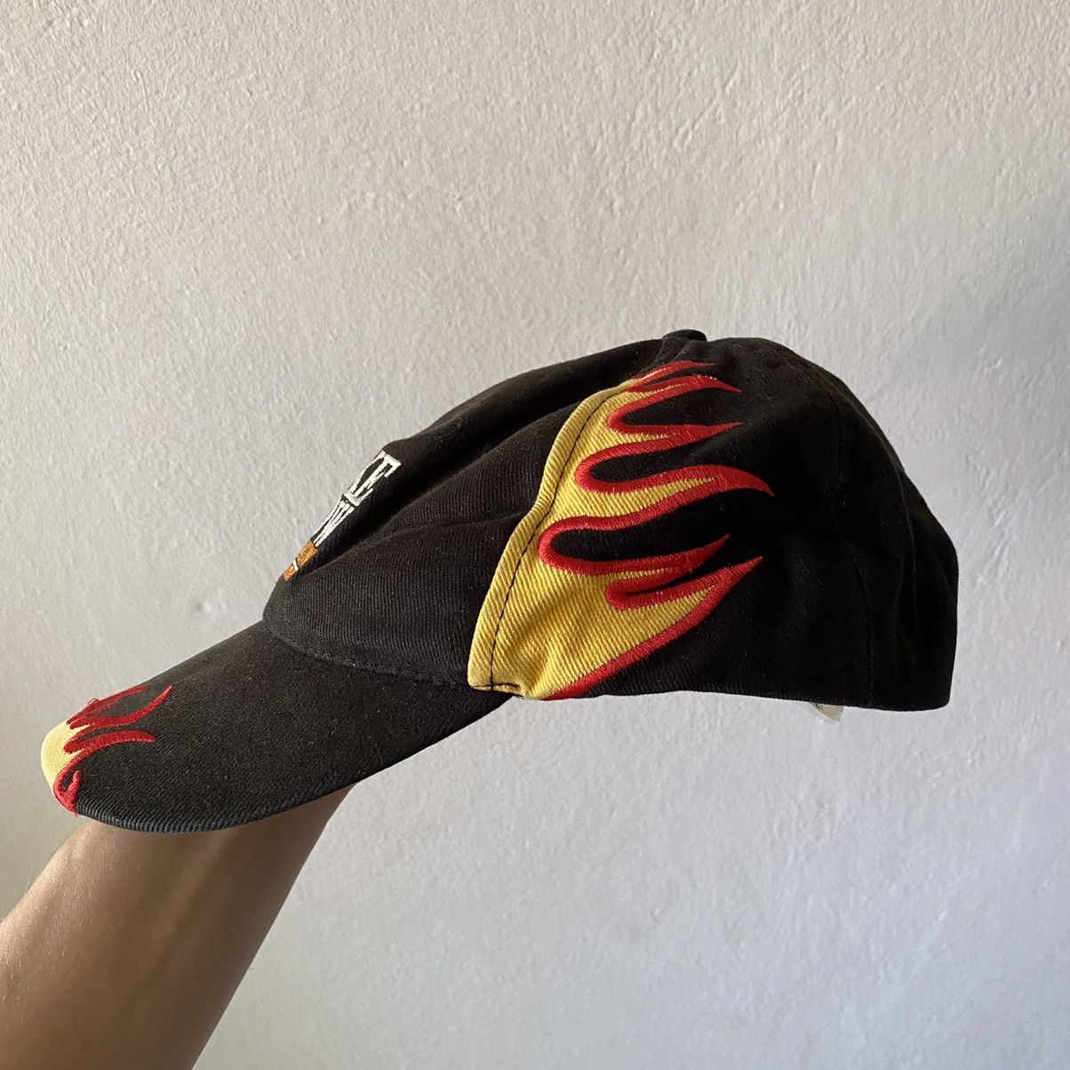 Japanese Brand Vintage fire cap y2k style made in usa Size ONE SIZE - 4 Thumbnail