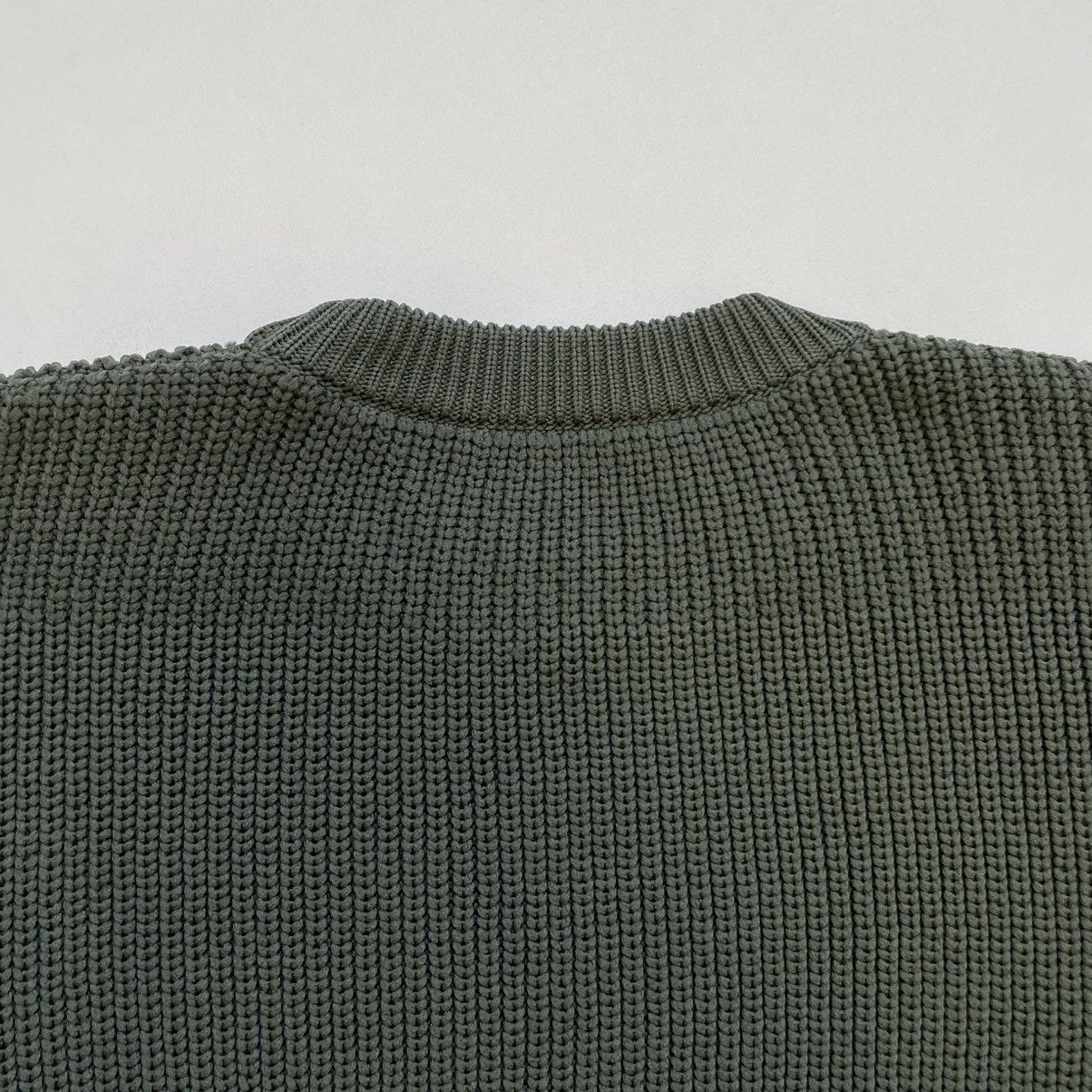 Craig Green Sample Olive Tech Ribbed Knit Sweater Size US M / EU 48-50 / 2 - 13 Thumbnail