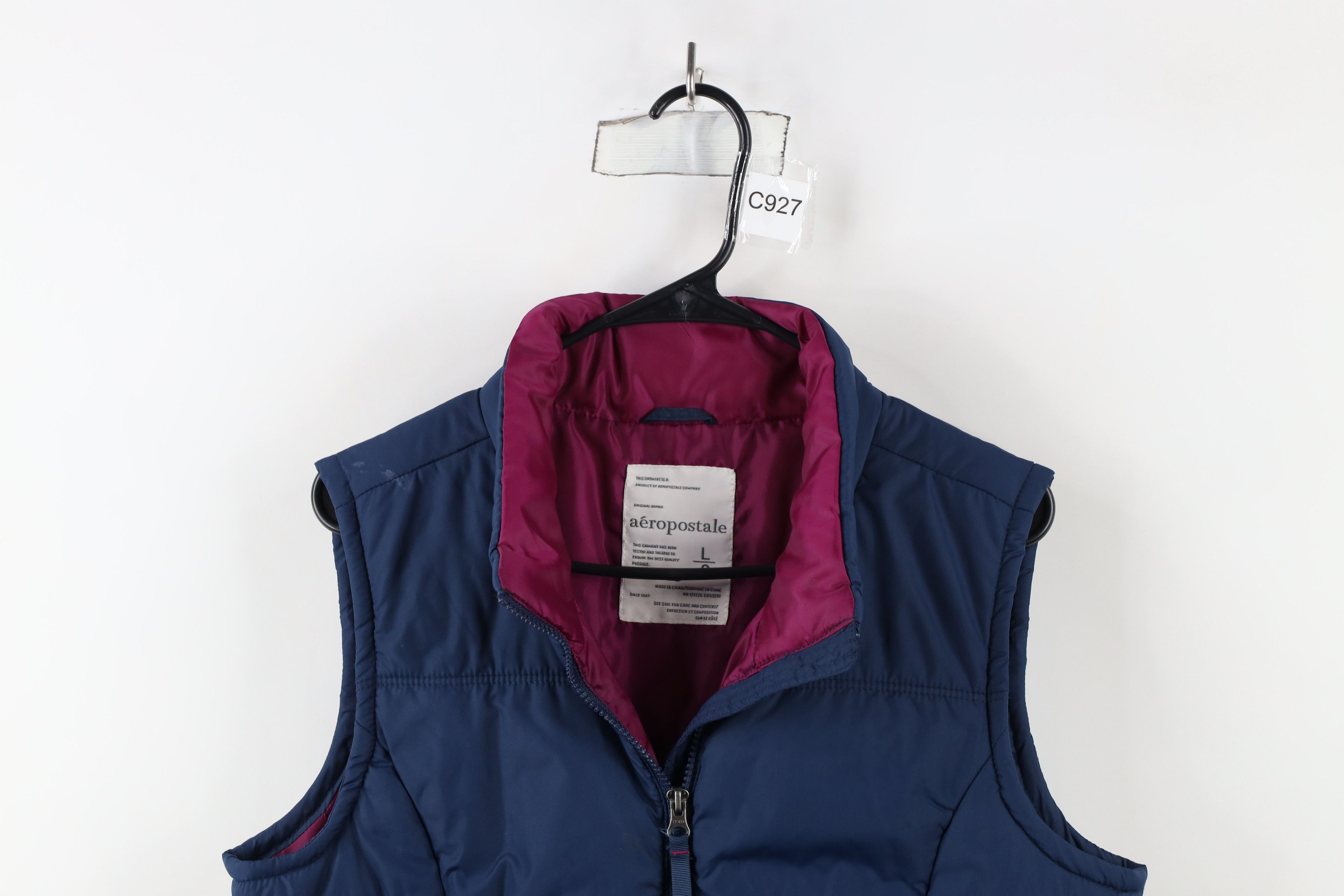 Aeropostale × Vintage Vintage Y2K Babydoll Aeropostale Puffer Vest Jacket Blue Size L / US 10 / IT 46 - 2 Thumbnail