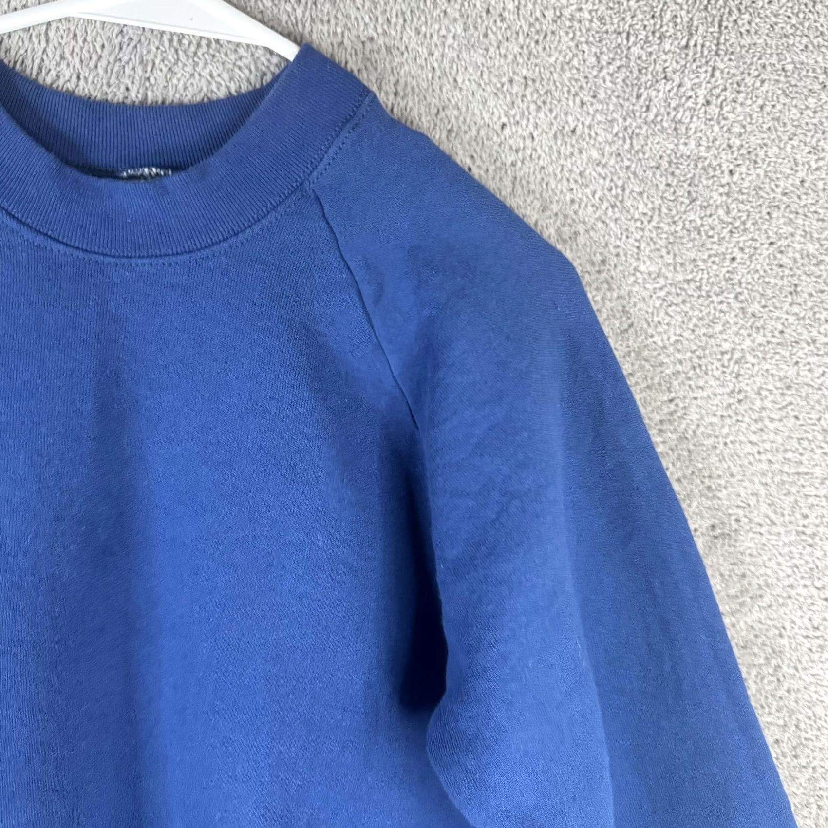 Fruit Of The Loom VINTAGE Fruit of the Loom Sweatshirt Mens M Blue Crewneck Fleece USA Size US M / EU 48-50 / 2 - 4 Thumbnail