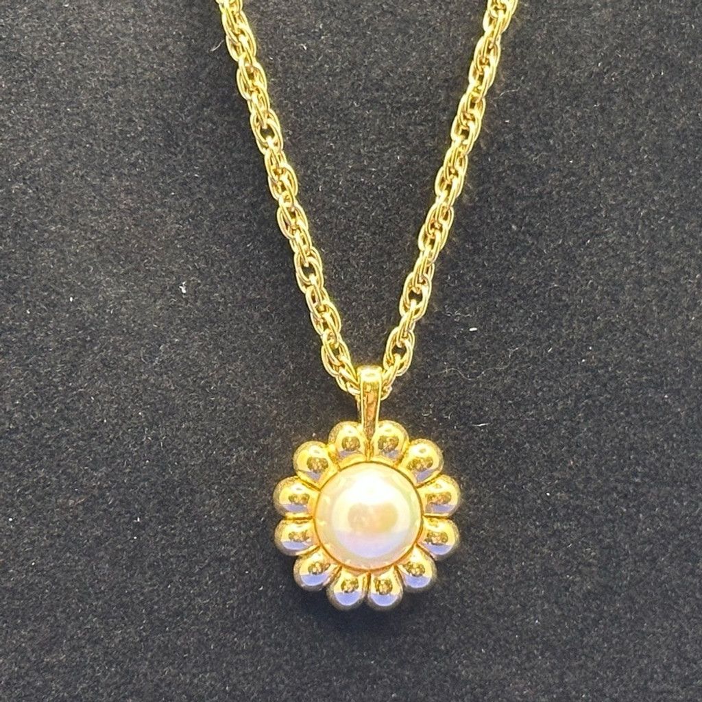 Nina Ricci Nina Ricci gold pearl necklace Size ONE SIZE - 2 Thumbnail