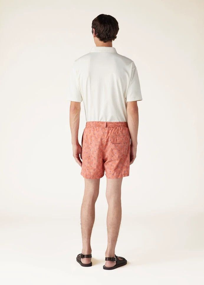 Loro Piana LORO PIANA sizeXXL Orange balloon pattern nylon beach short Size US 31 - 6 Thumbnail