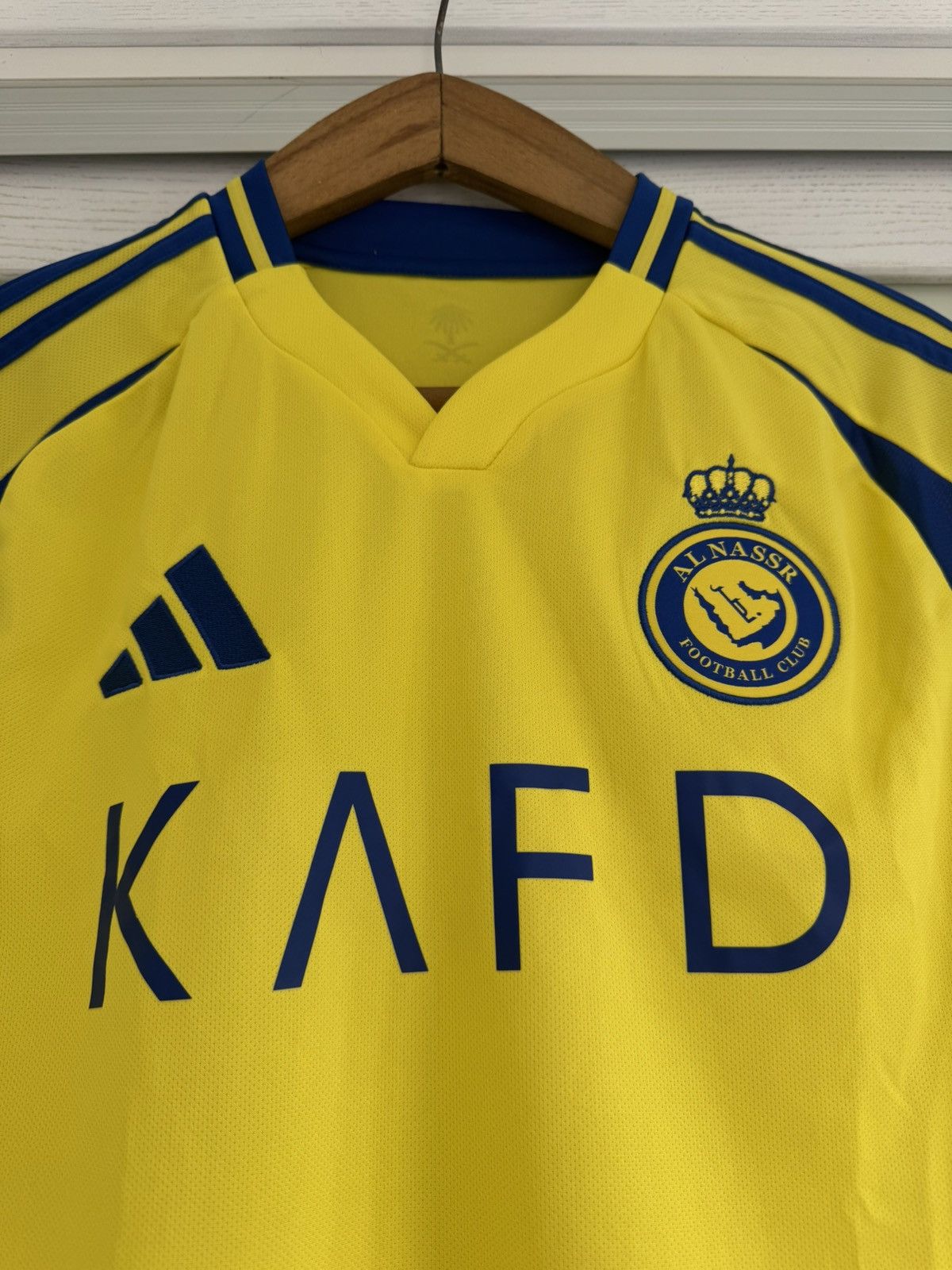 Adidas Ronaldo #7 Al Nassr 2024-2025 Home Soccer Jersey Kit Shirt Size US S / EU 44-46 / 1 - 11 Thumbnail
