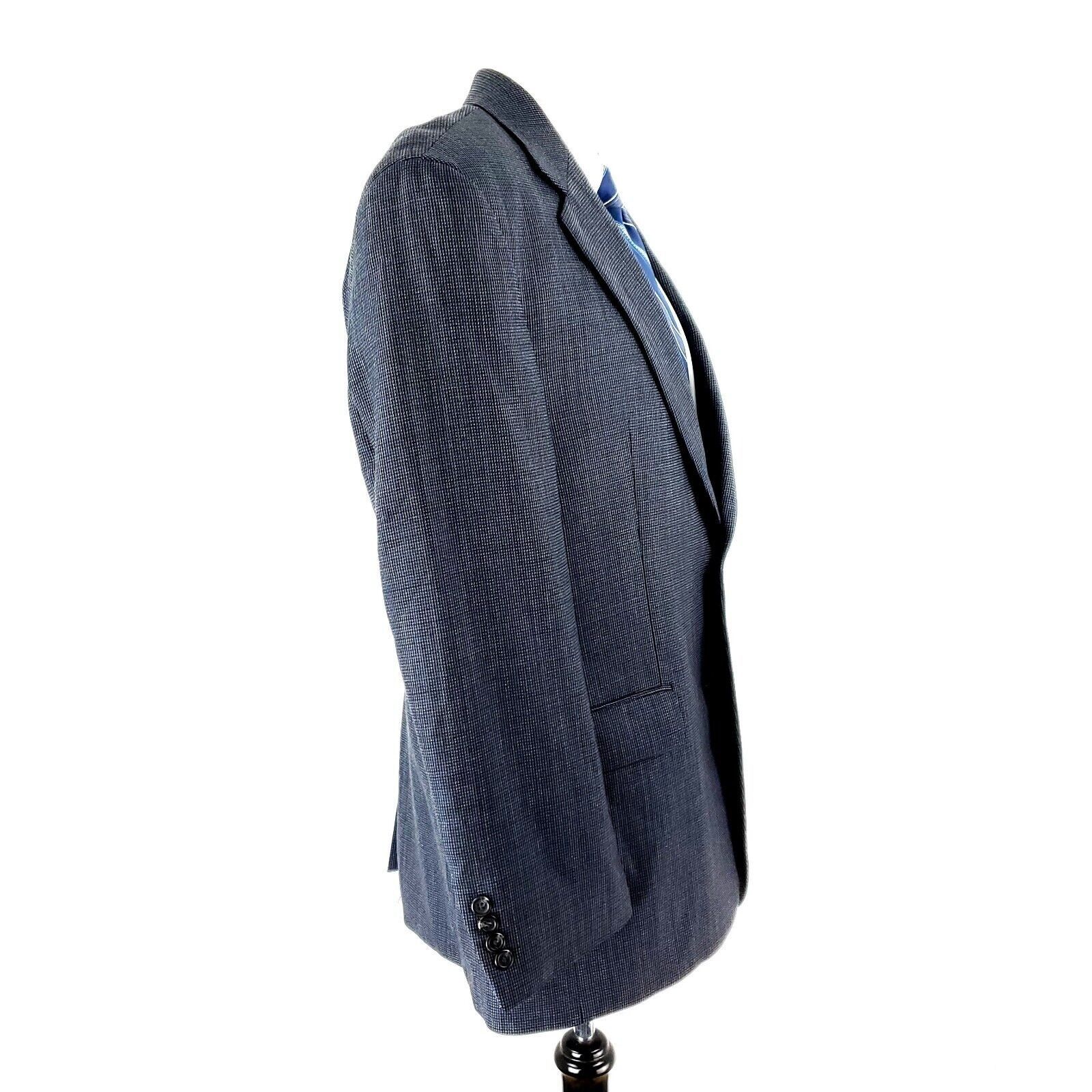 Lauren Ralph Lauren Lauren Ralph Lauren Wool 2 Button Sport Coat 40R Blue Check Size 40R - 6 Thumbnail
