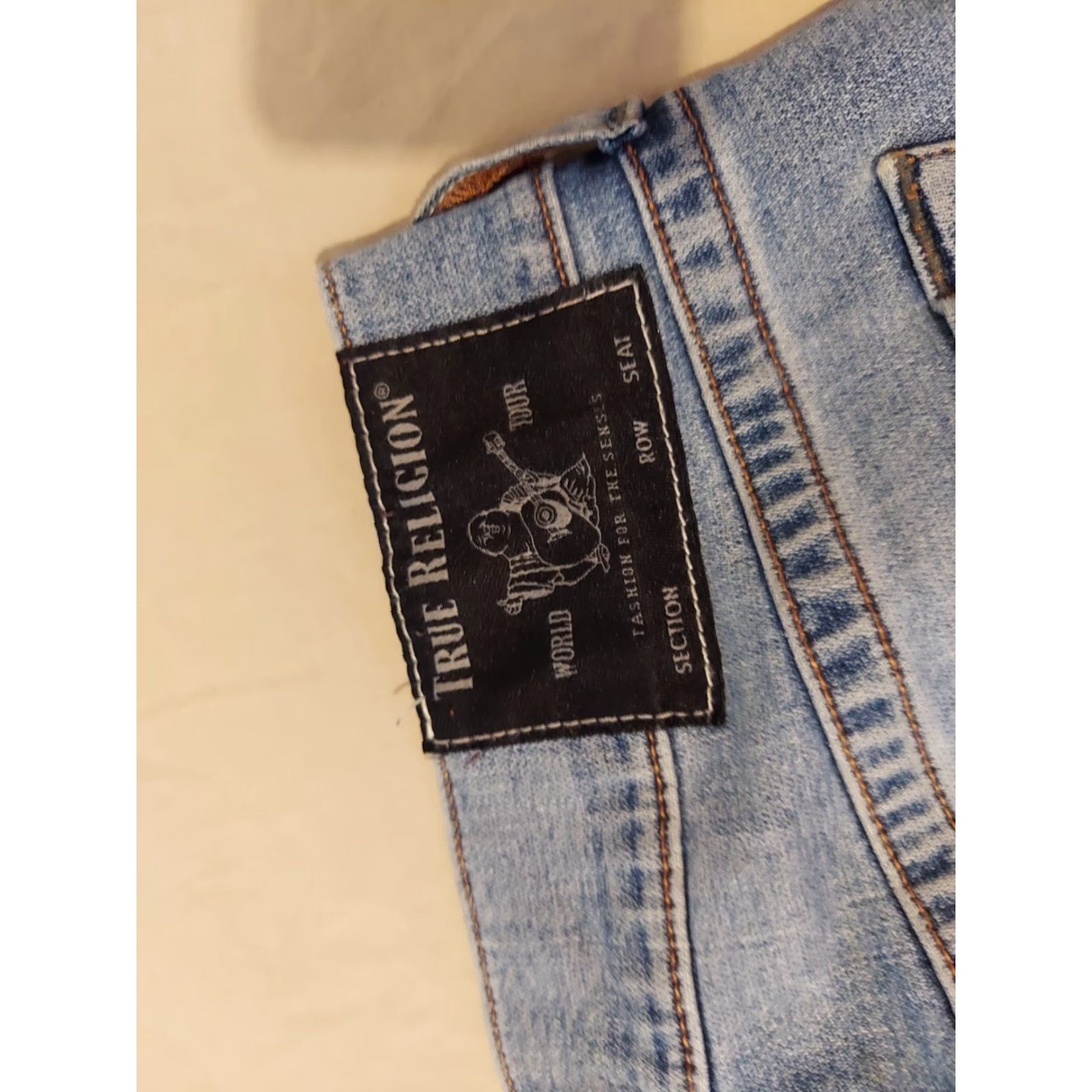 True Religion **True Religion Mens Relaxed Fit Skinny Denim Stretch Jeans 30x34** User: True Religion Mens Relaxed Fit Skinny Denim Stretch Jeans 30x34 Inseam 34 Size US 30 / EU 46 - 3 Thumbnail