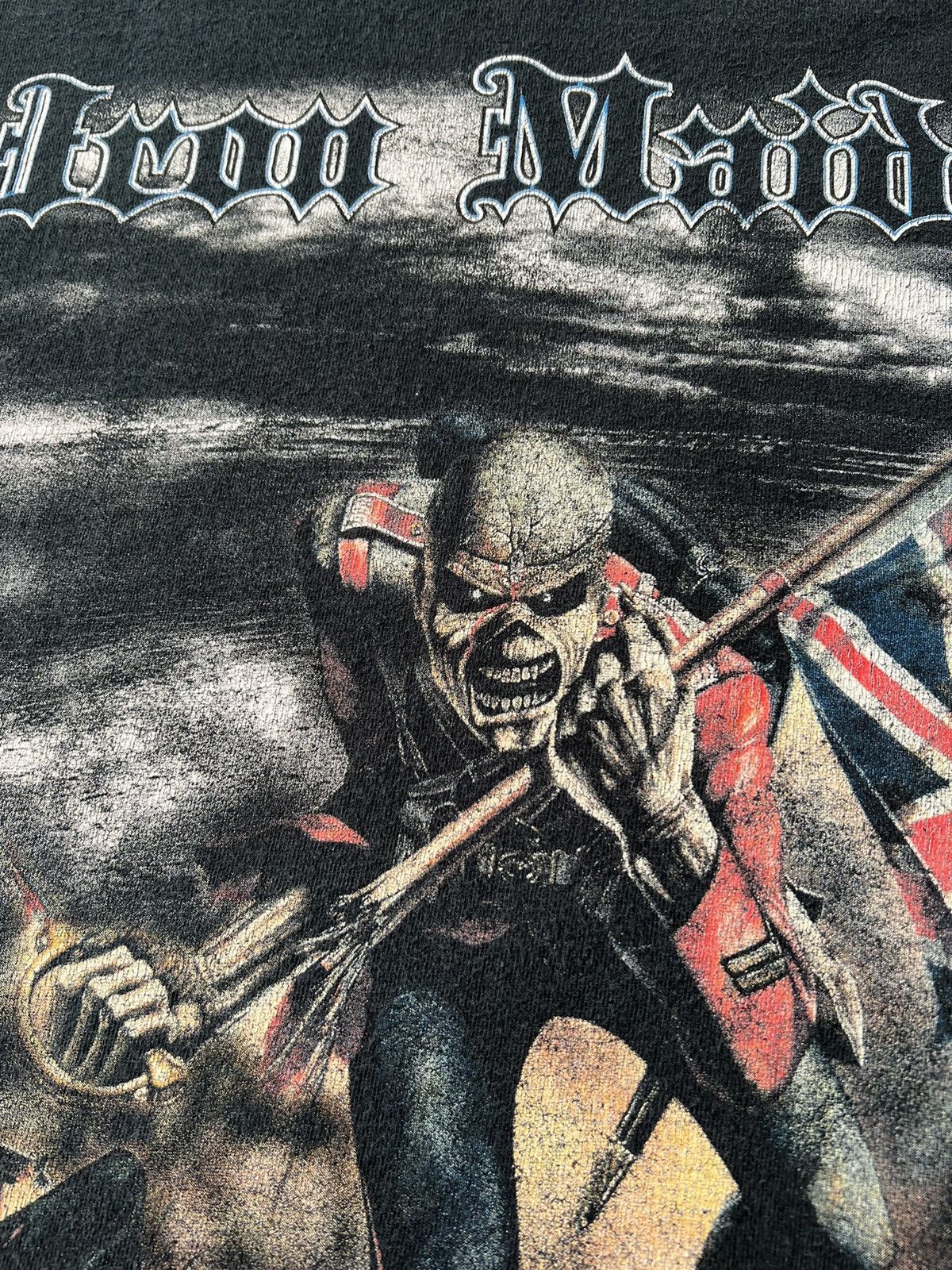 Band Tees Vintage 2000s Iron Maiden The Trooper England Black T-shirt Size US M / EU 48-50 / 2 - 6 Thumbnail