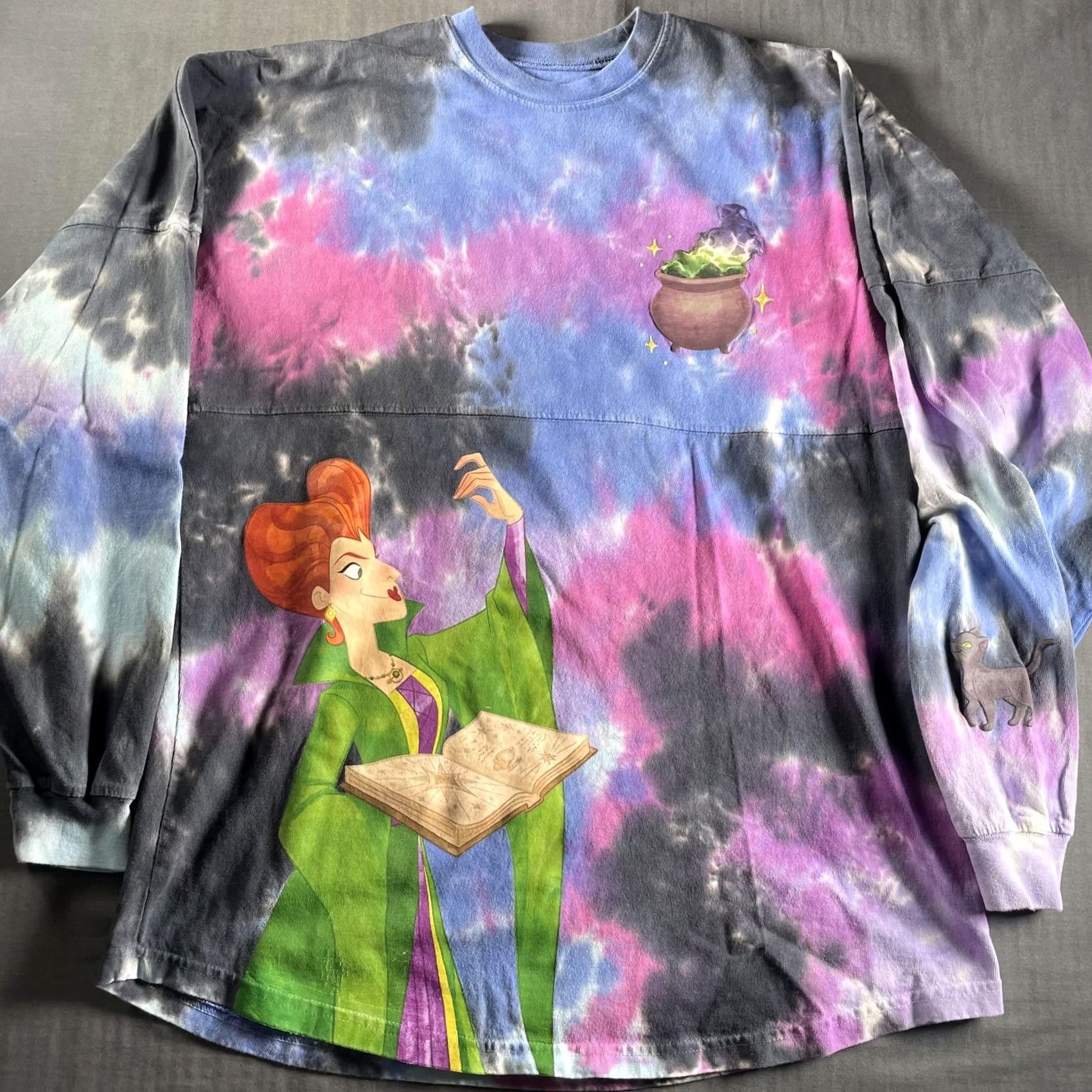 Disney Disney Hocus Pocus Spirit Jersey Shirt Womens Medium Tie Dye Sanderson Sisters Cat Halloween Disney Size M / US 6-8 / IT 42-44 - 4 Thumbnail