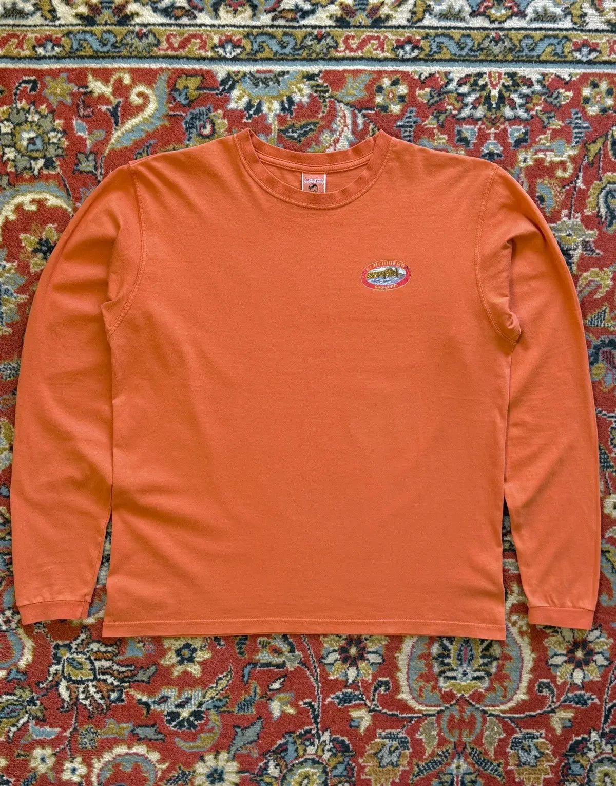 Patagonia × Vintage 90s Vintage Patagonia Surfriders Print Long Sleeve Tee Size US M / EU 48-50 / 2 - 3 Thumbnail