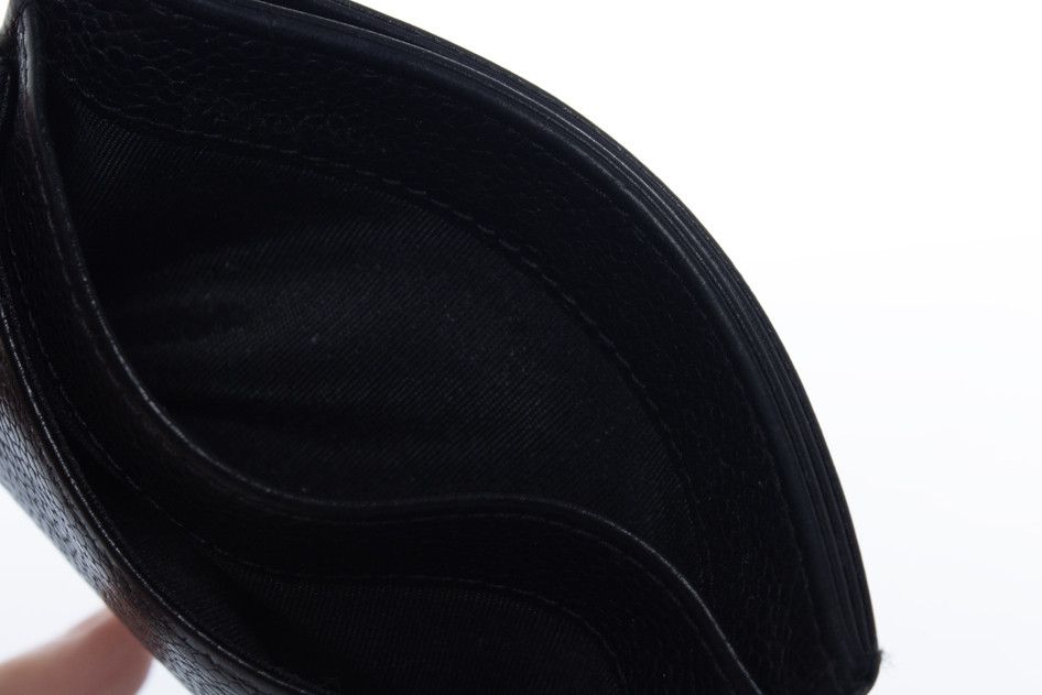 Chanel Chanel, black pebbled leather card holder Size ONE SIZE - 4 Thumbnail
