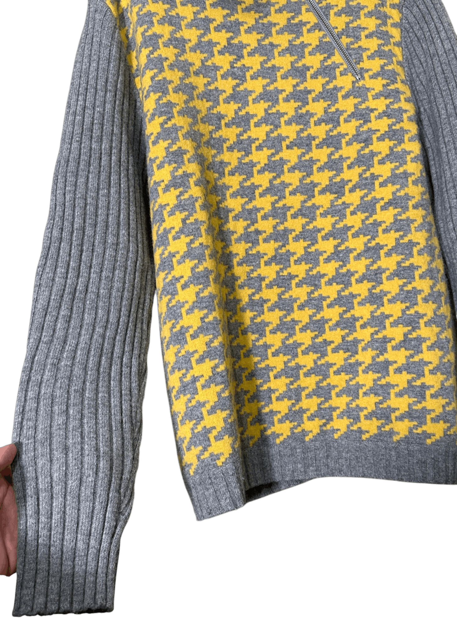 Grifoni Houndstooth merino sweater Size US L / EU 52-54 / 3 - 3 Thumbnail