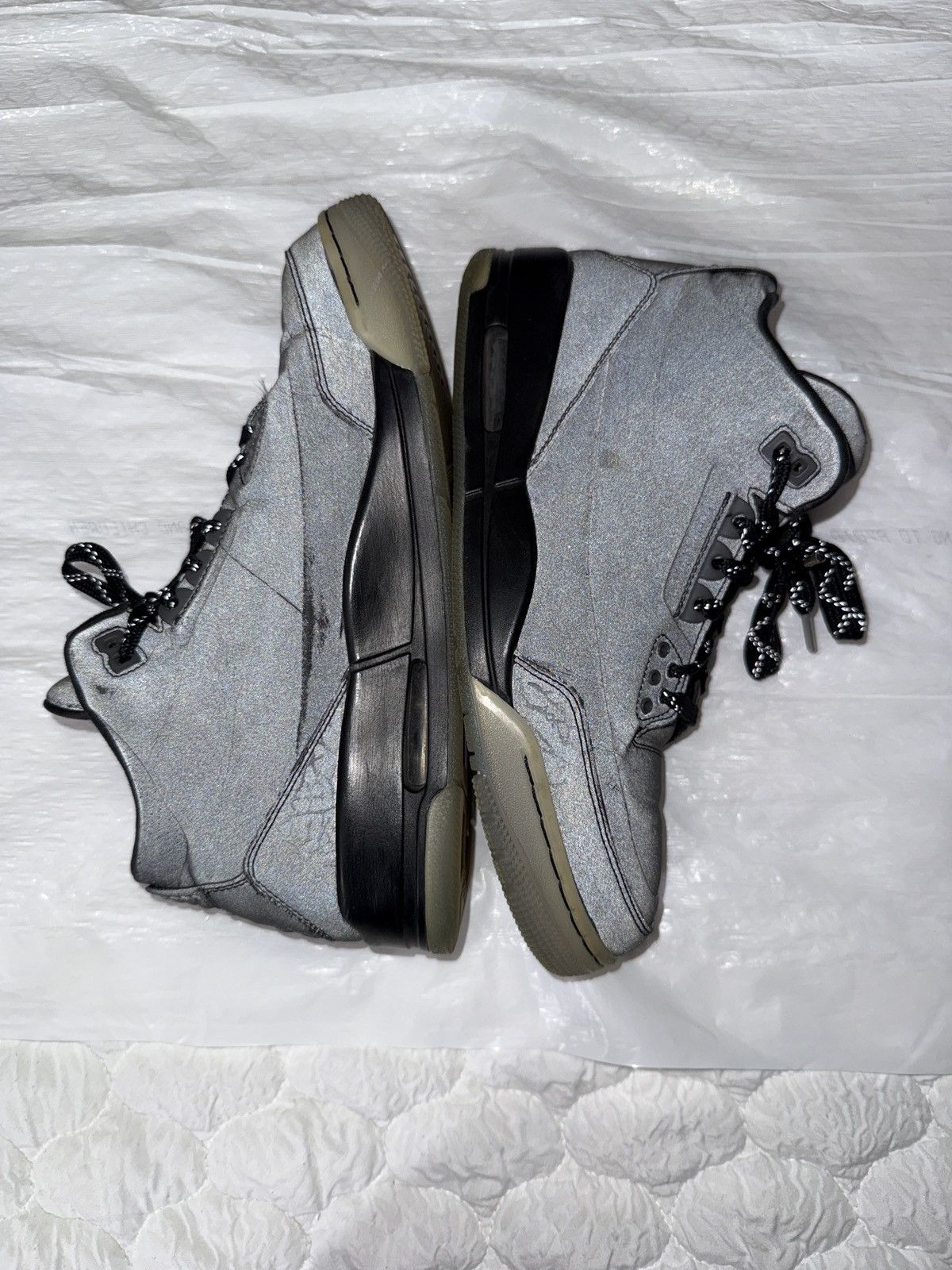 Jordan Brand Air Jordan 3 5Lab3 Reflective Black Size US 8 / EU 41 - 6 Thumbnail