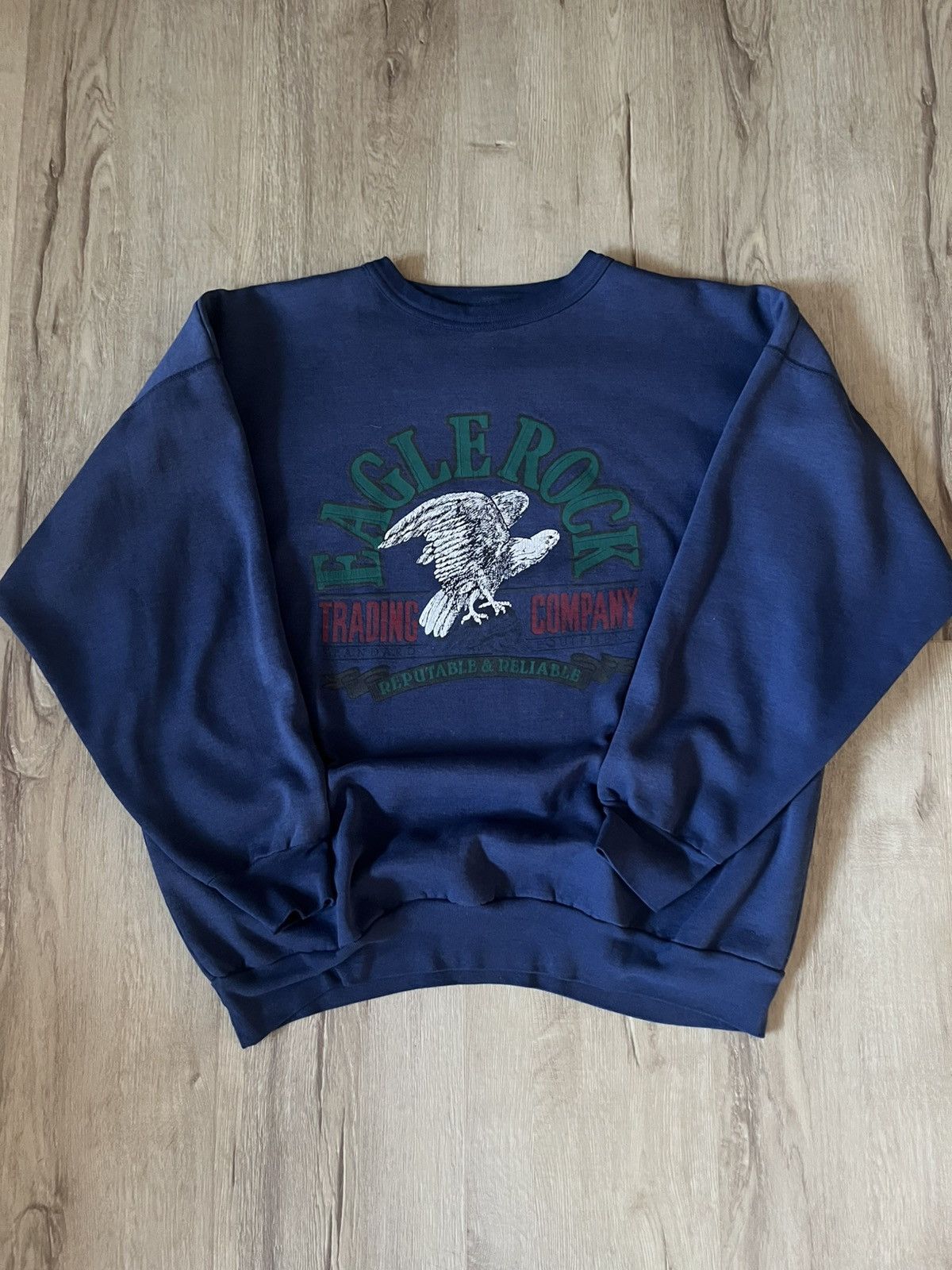 Fruit Of The Loom Vintage baggy crew neck Size US XL / EU 56 / 4 - 1 Thumbnail