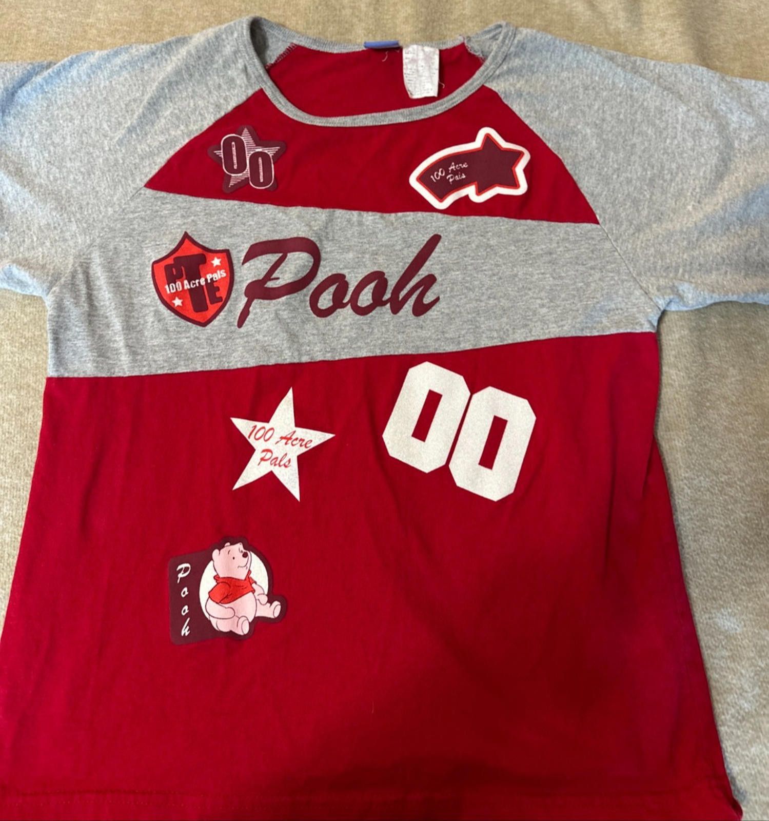 Disney Winnie the Pooh “100 Acre Pals” Varsity Tee Size XL / US 12-14 / IT 48-50 - 5 Thumbnail