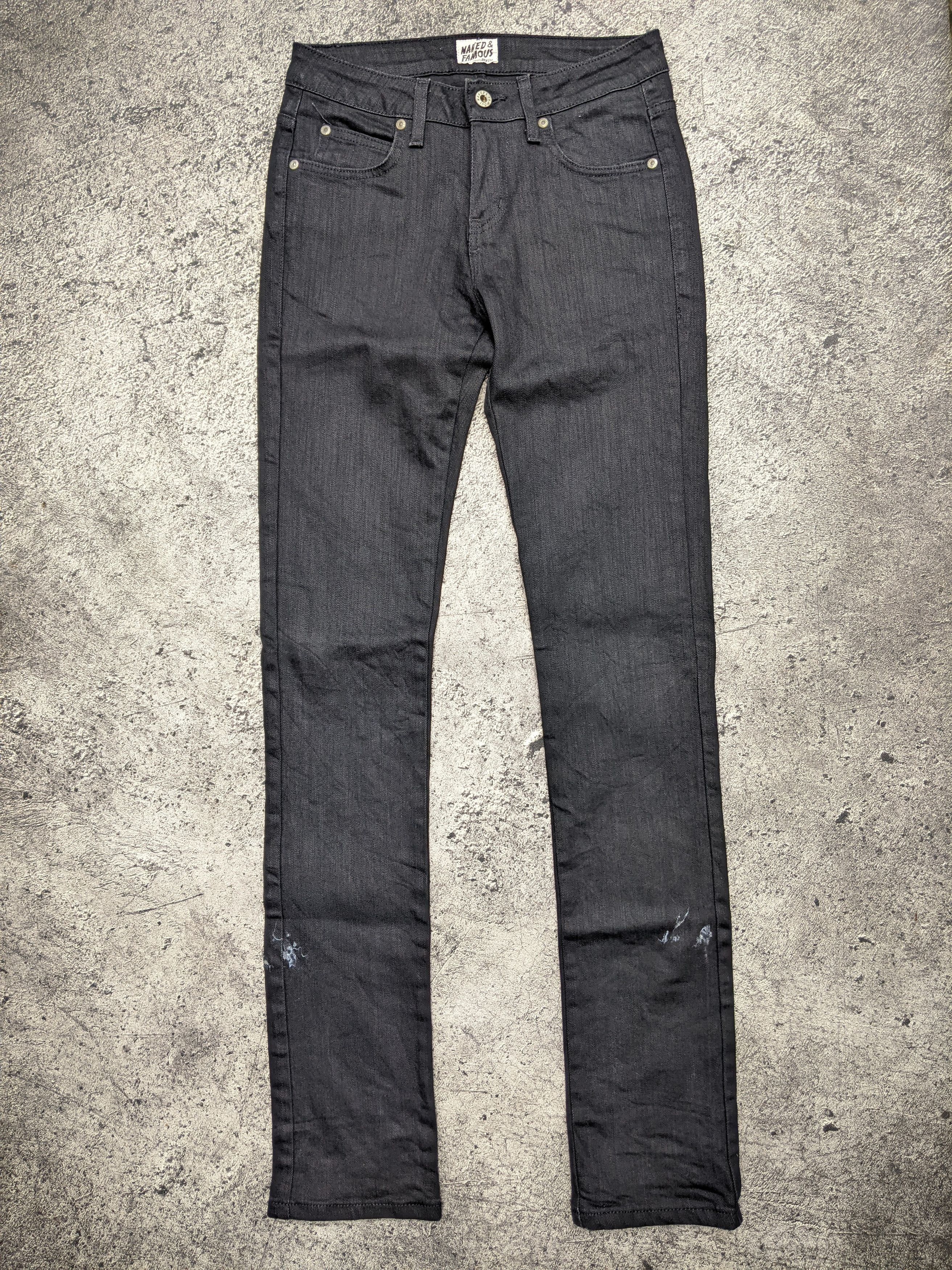 Naked & Famous Skinny Guy Black Denim Size US 30 / EU 46 - 3 Thumbnail