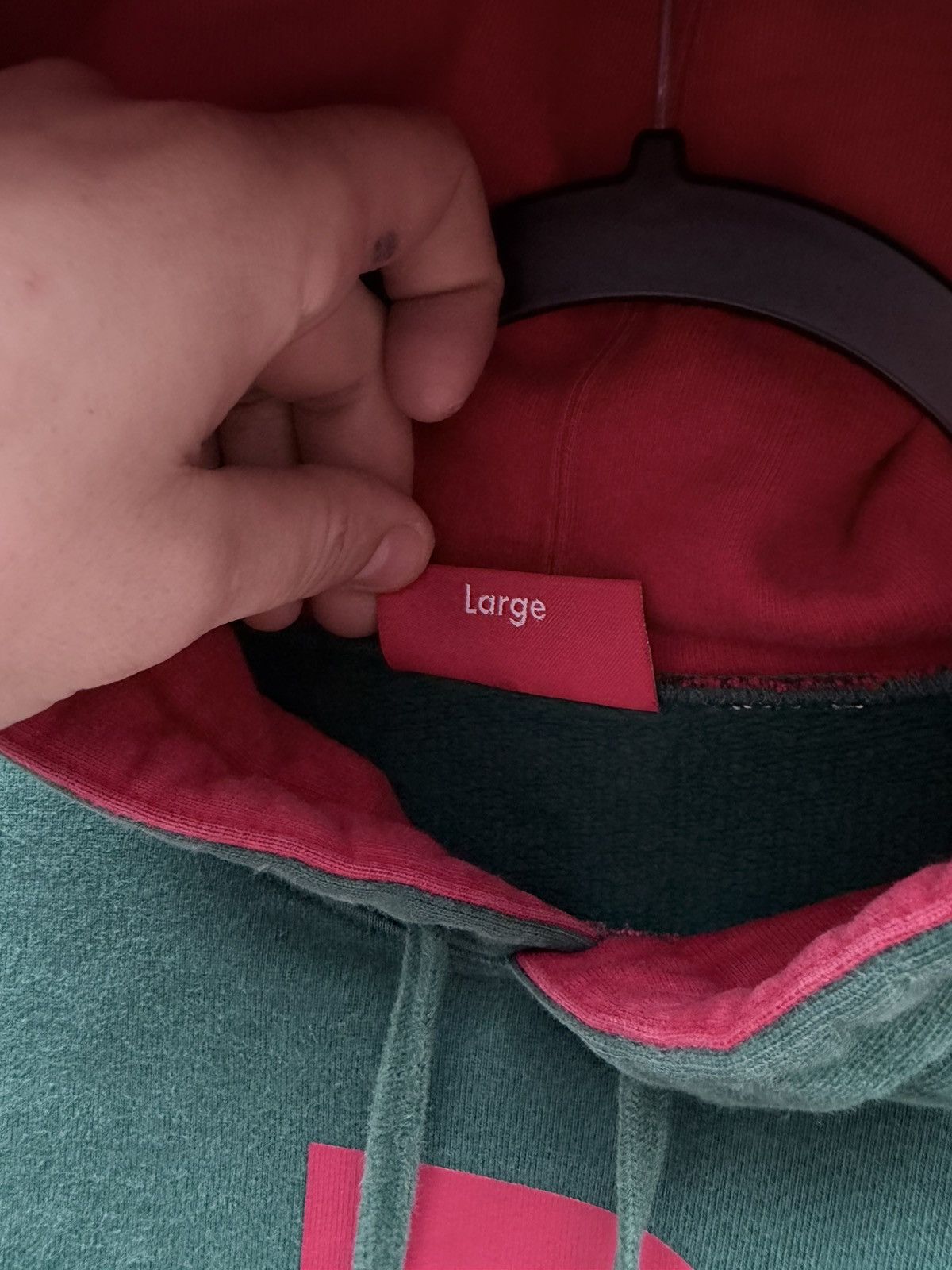 Supreme Supreme Spread Logo Hoodie Sweatshirt Size Lage Size US L / EU 52-54 / 3 - 8 Thumbnail